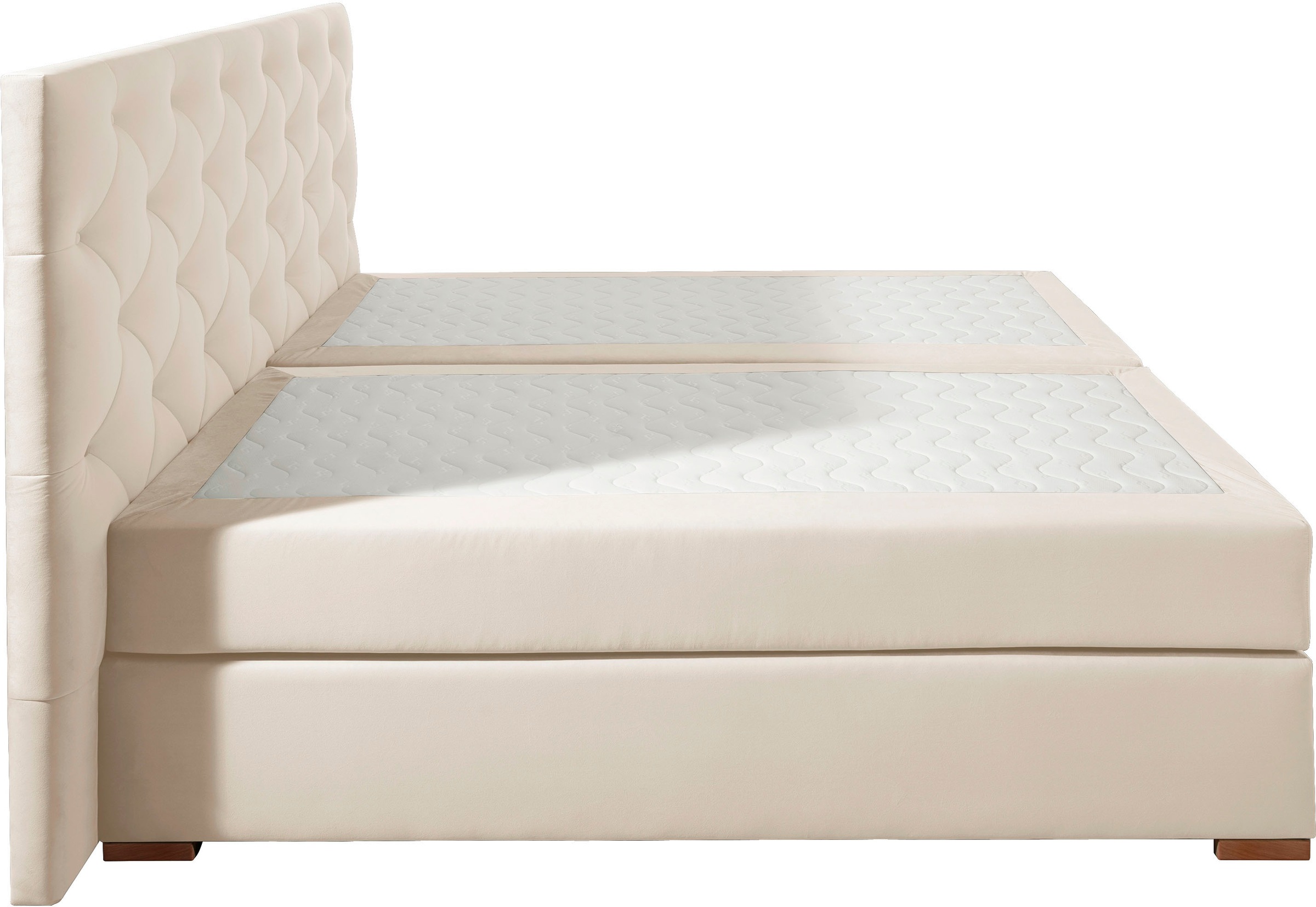 Home affaire Boxspringbett »Chalon, in verschiedenen Breiten«, inkl. Topper, wahlweise in H2, H3 oder H4 erhältlich