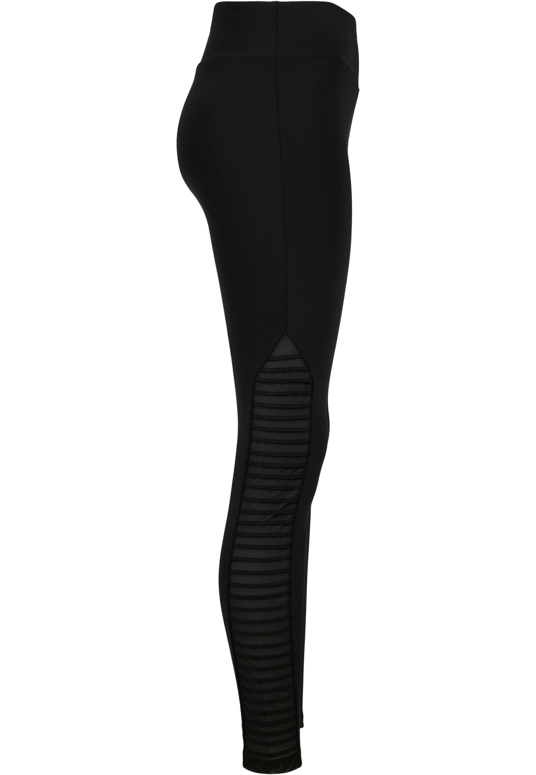 URBAN CLASSICS Leggings »Urban Classics Damen Ladies Highwaist Biker Tech Mesh Leggings«, (1 tlg.)