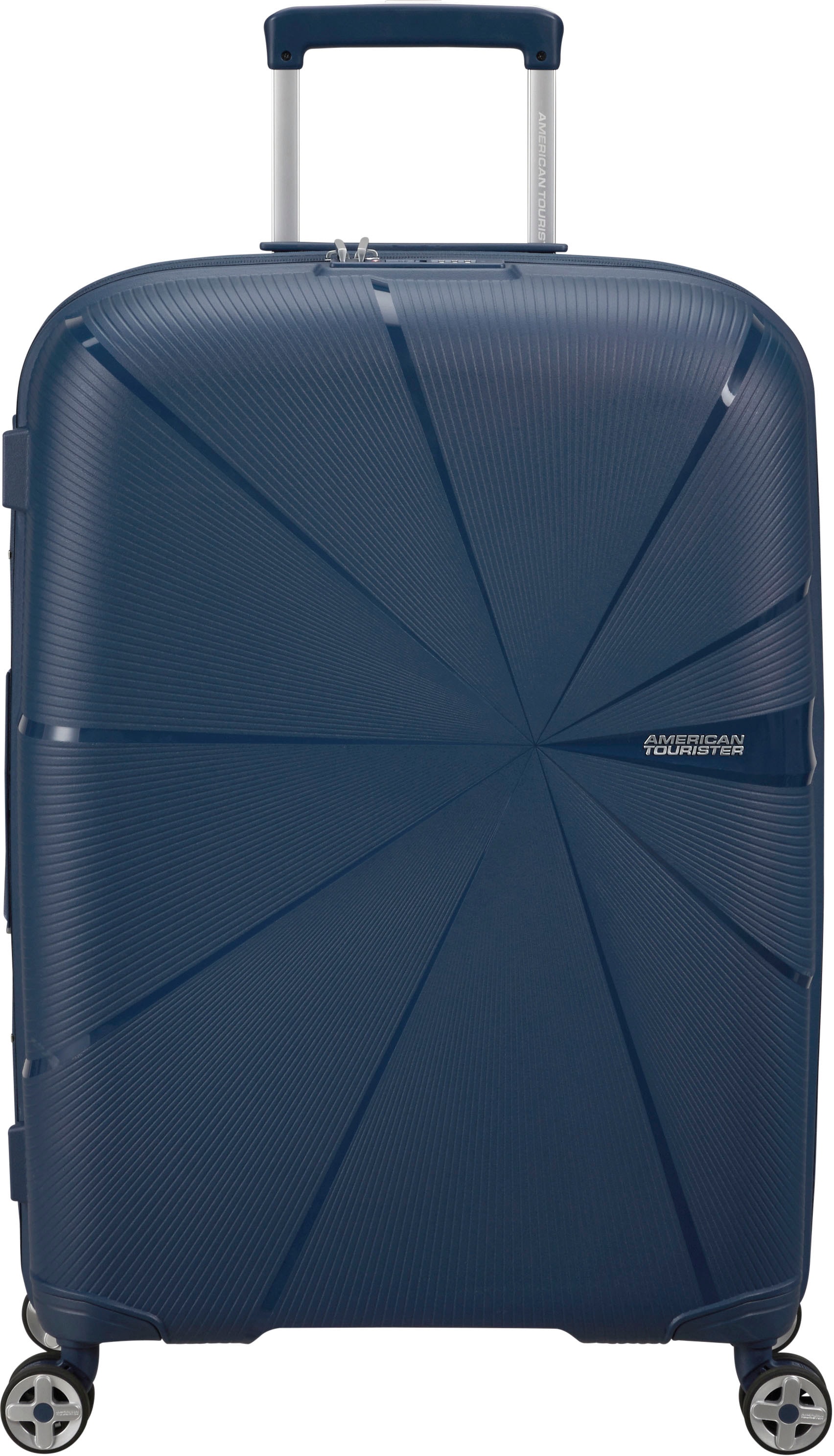 American Tourister Hartschalen-Trolley "STARVIBE 67", 4 St. Rollen, mit Volumenerweiterung; enthält recyceltes Material