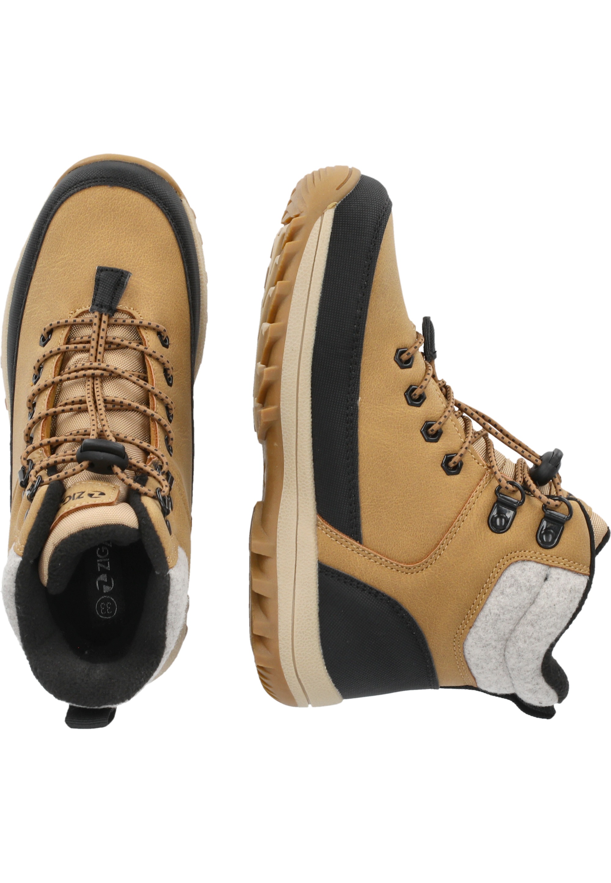 Zigzag Aenaide Boots Brown 31 3