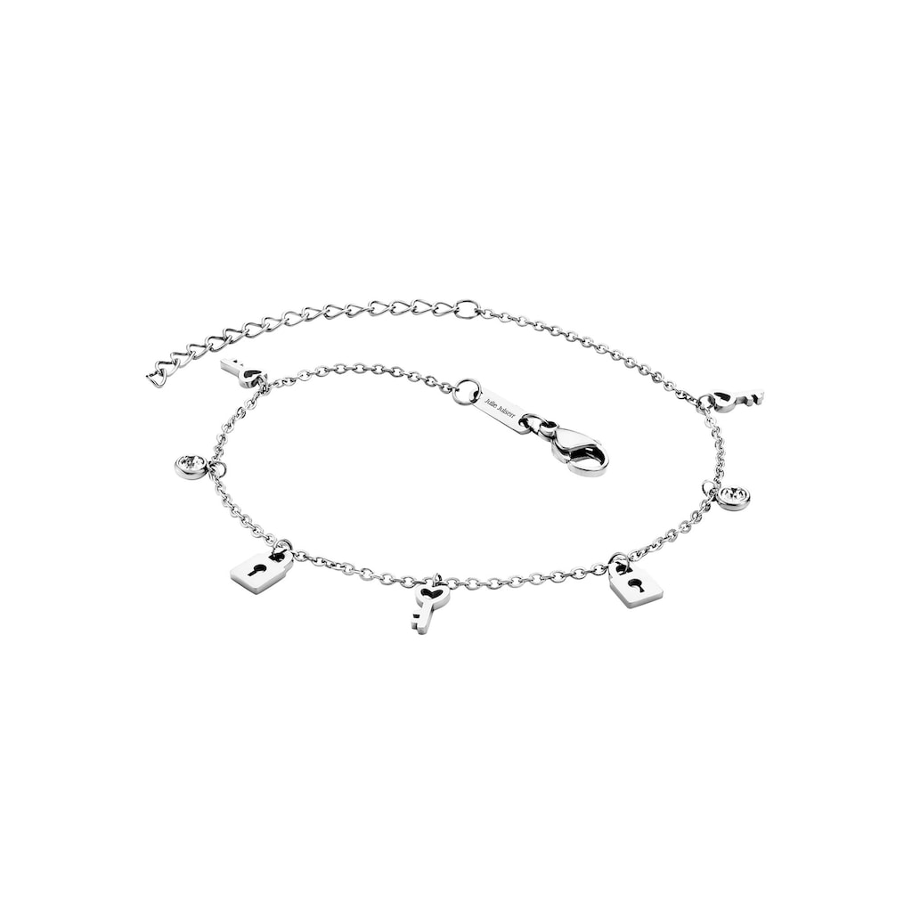 Julie Julsen Fußkette mit Anhänger »ANKLET, LOCKS & KEYS, JJAC29212G, JJAC29212S«