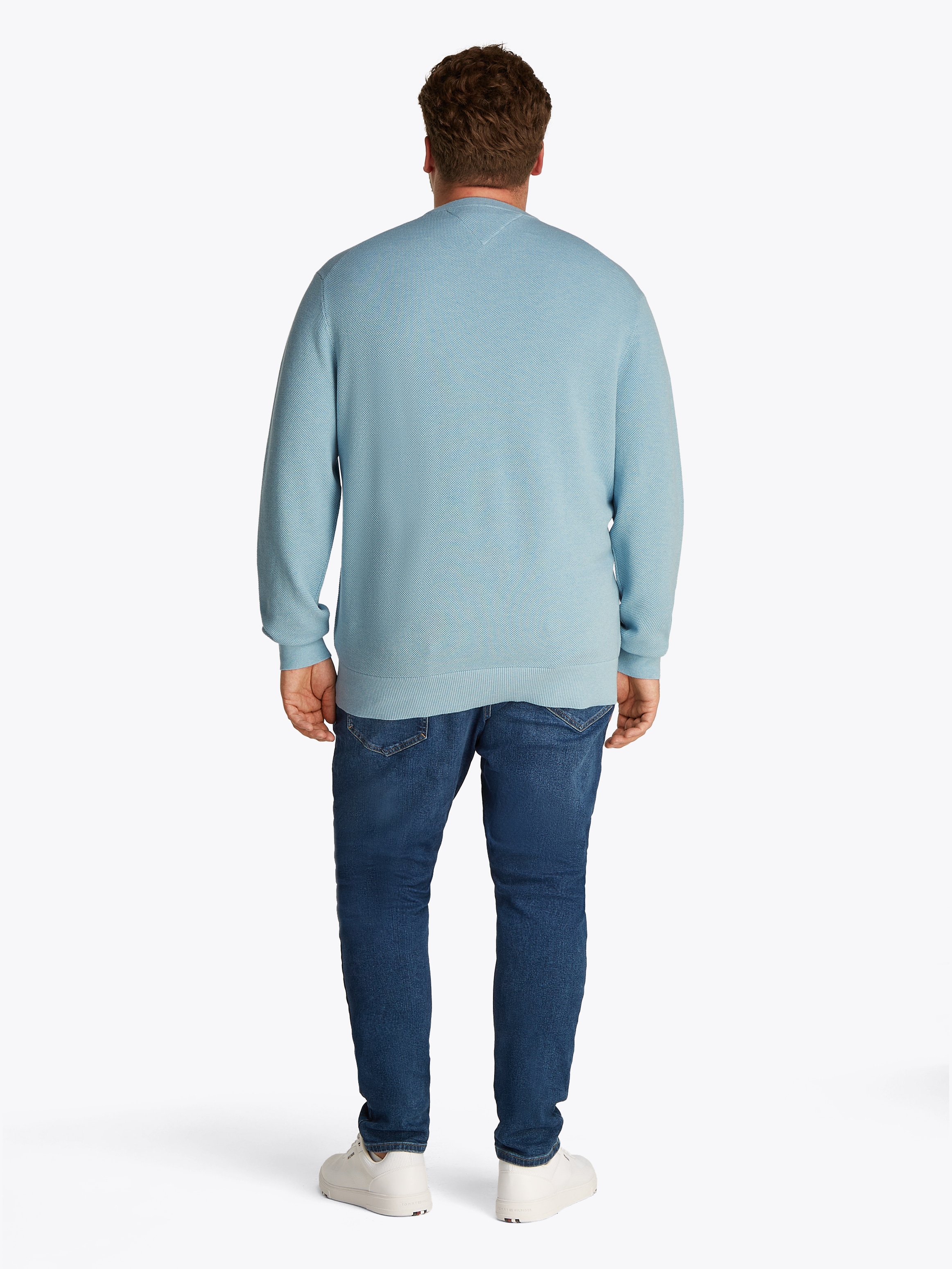 Tommy Hilfiger Big & Tall Rundhalspullover »BT-ESSENTIAL STRUCTURE CREW NECK«, Große Größen