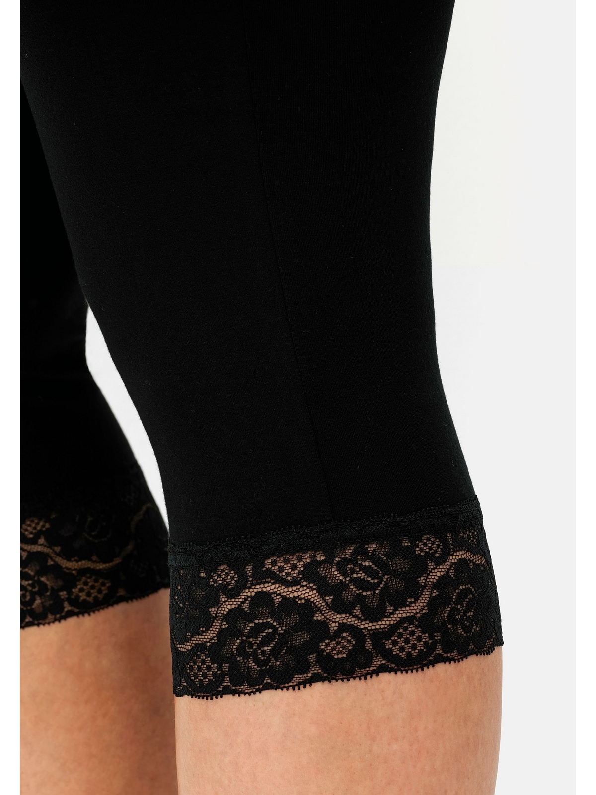 Sheego T-Shirt »Große Größen«, im Set mit Capri-Leggings
