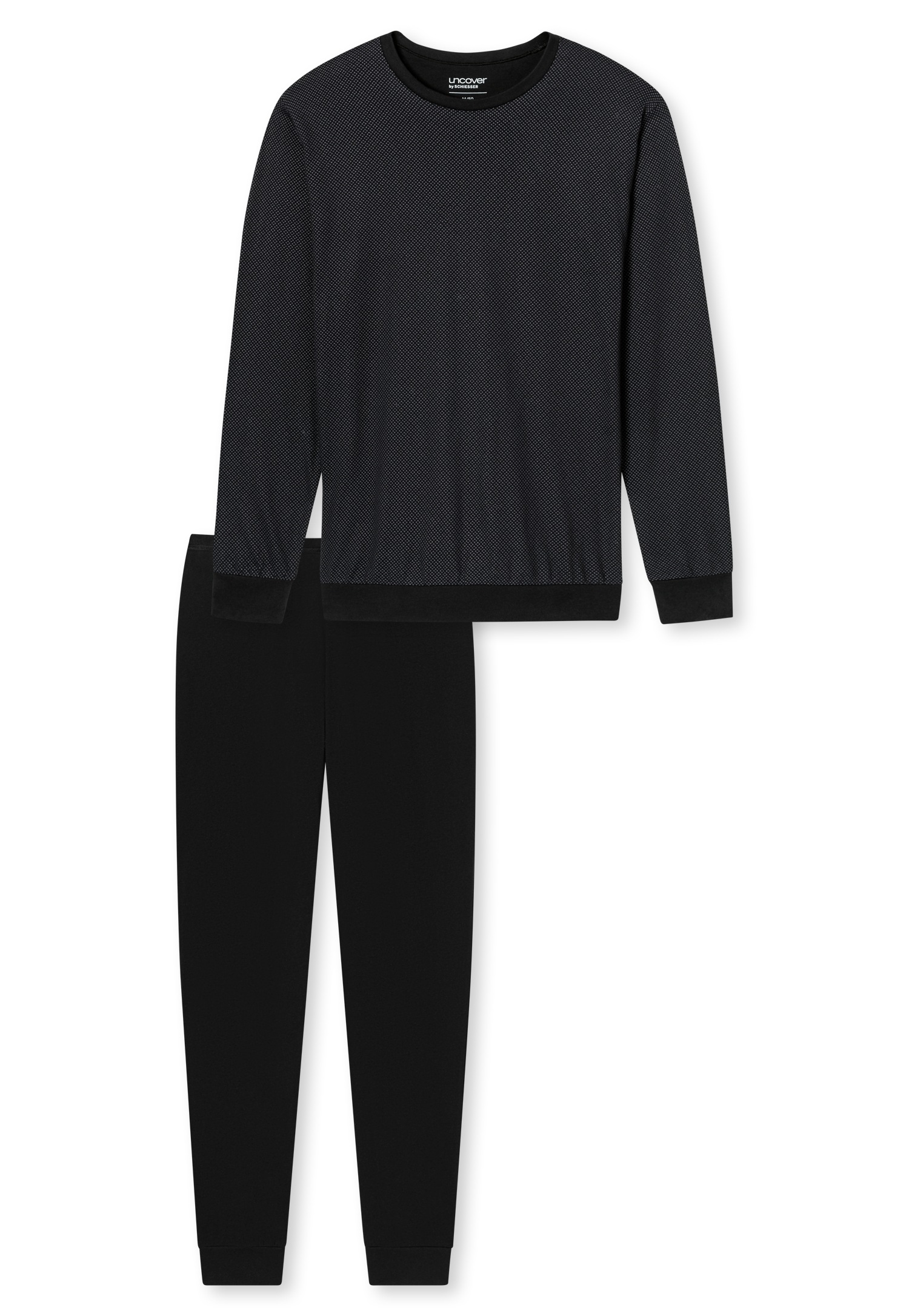 uncover by SCHIESSER Schlafanzug "UNCOVER Nightwear", (2 tlg.), Langarm, Ru günstig online kaufen