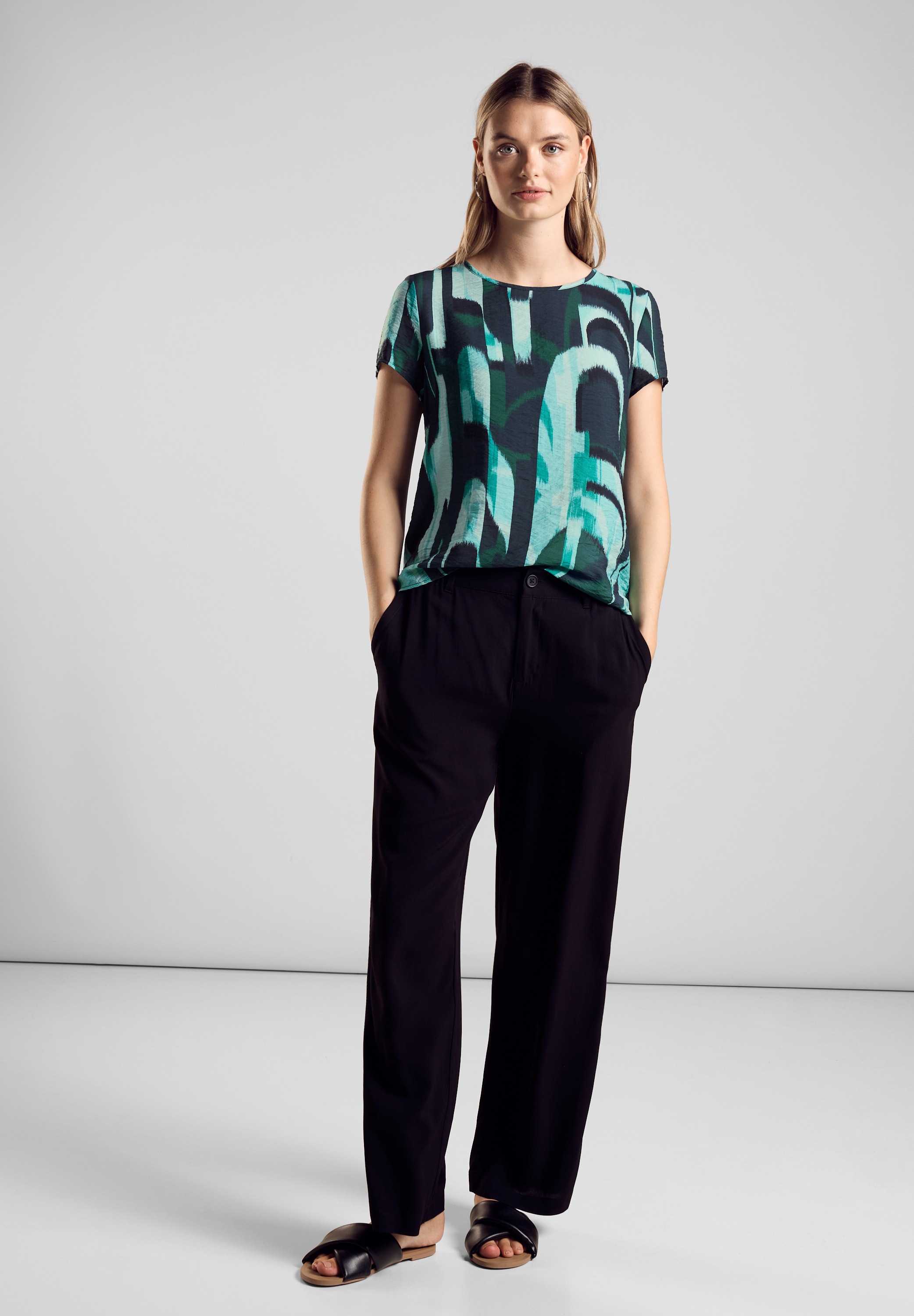 STREET ONE Print-Shirt, aus softer Viskose