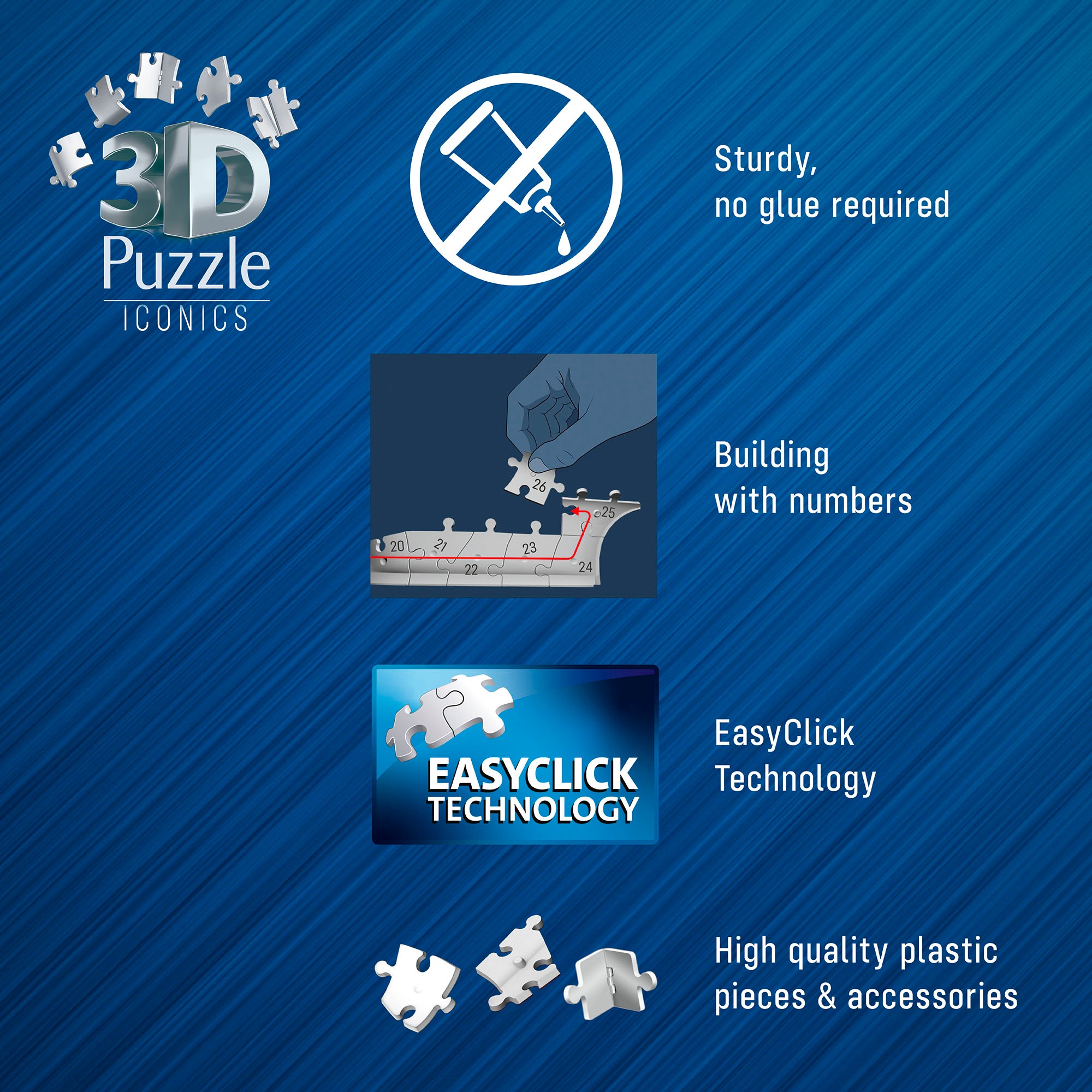 Ravensburger 3D-Puzzle »3D Puzzle Iconics: Volkswagen T1«, Made in Europe