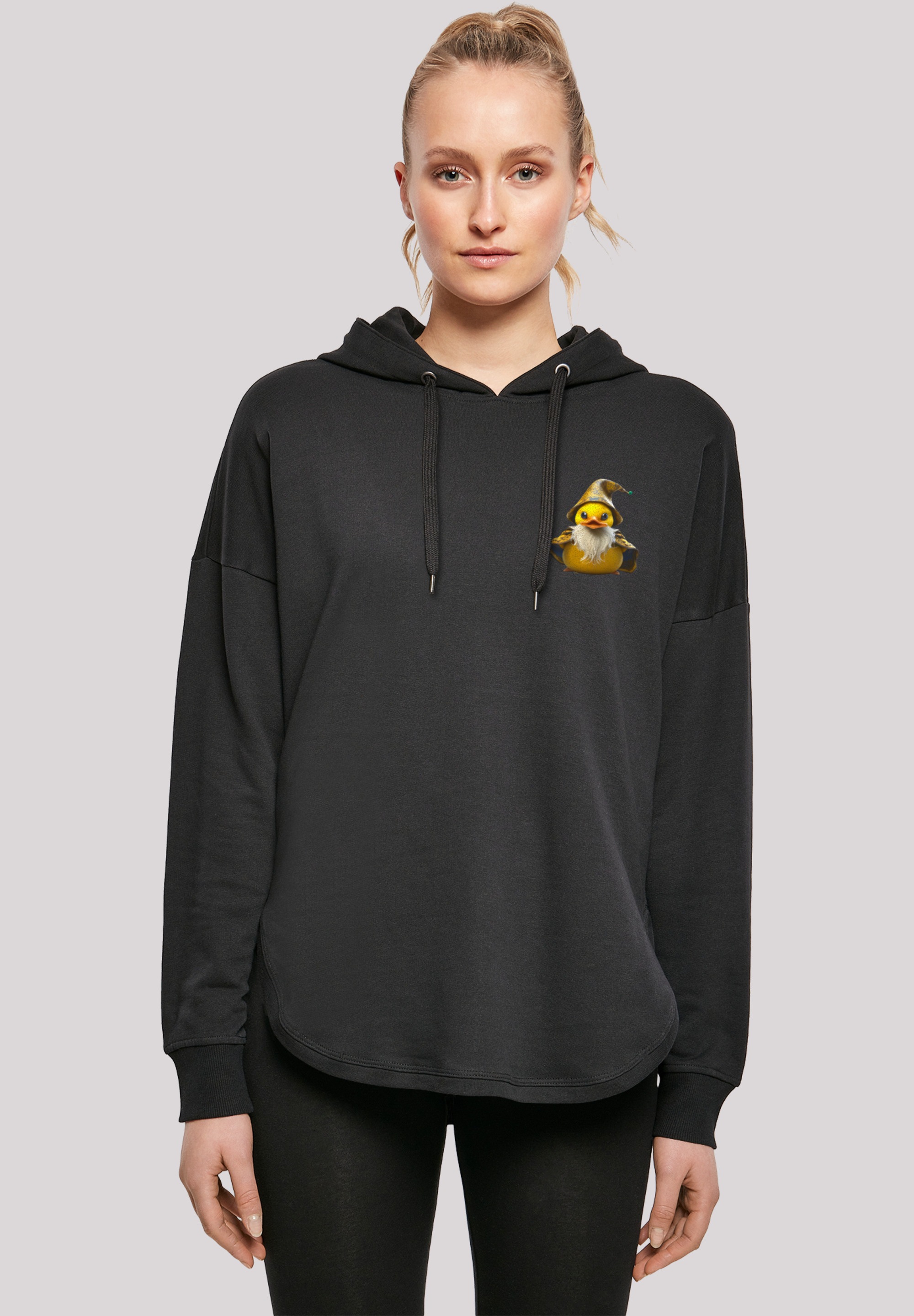 F4NT4STIC Kapuzenpullover "Rubber Duck Wizard OVERSIZE HOODIE", Print