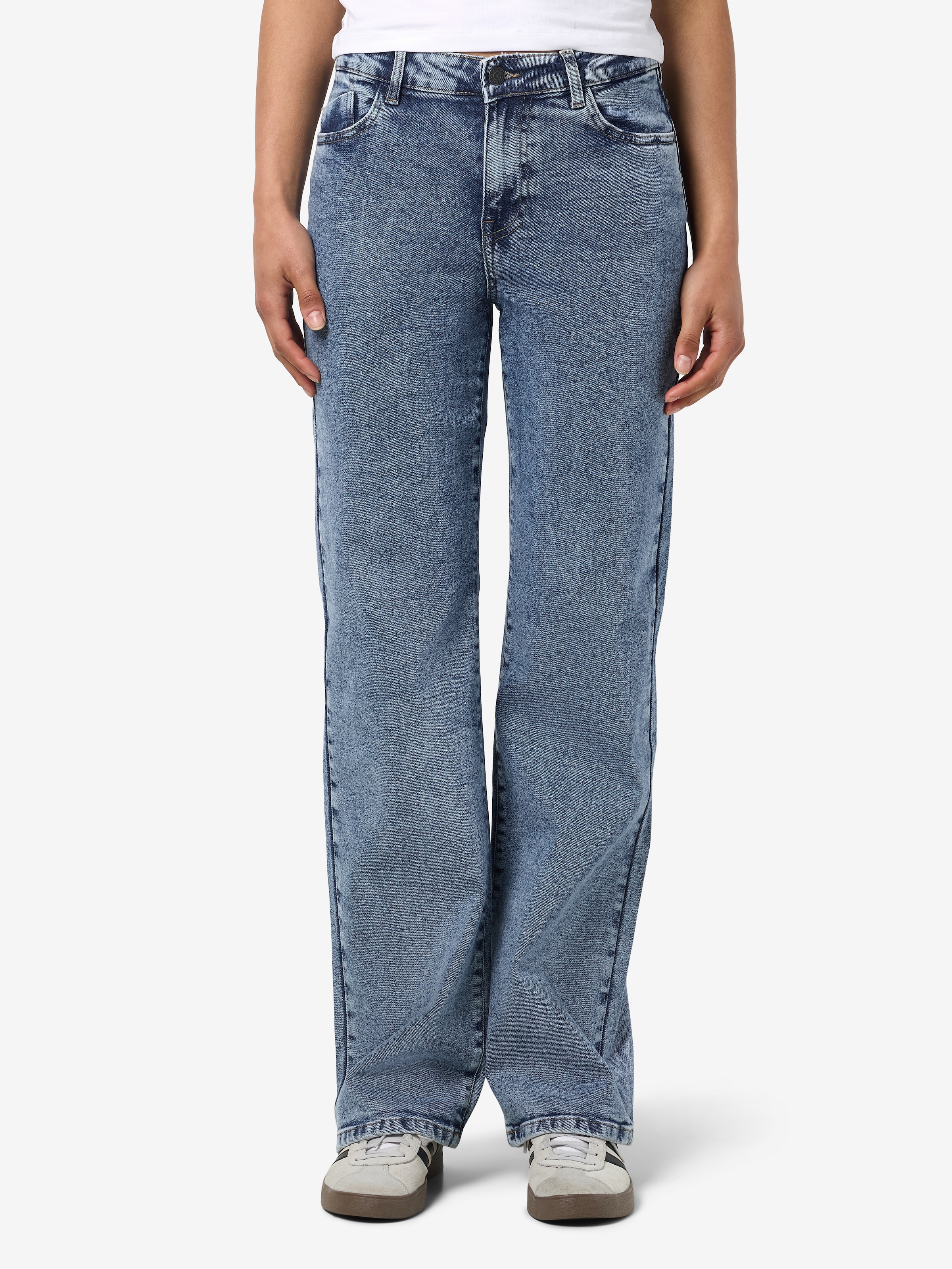 Noisy may Weite Jeans "NMYOLANDA NW WIDE JEANS AZ358MB FWD NOOS" günstig online kaufen