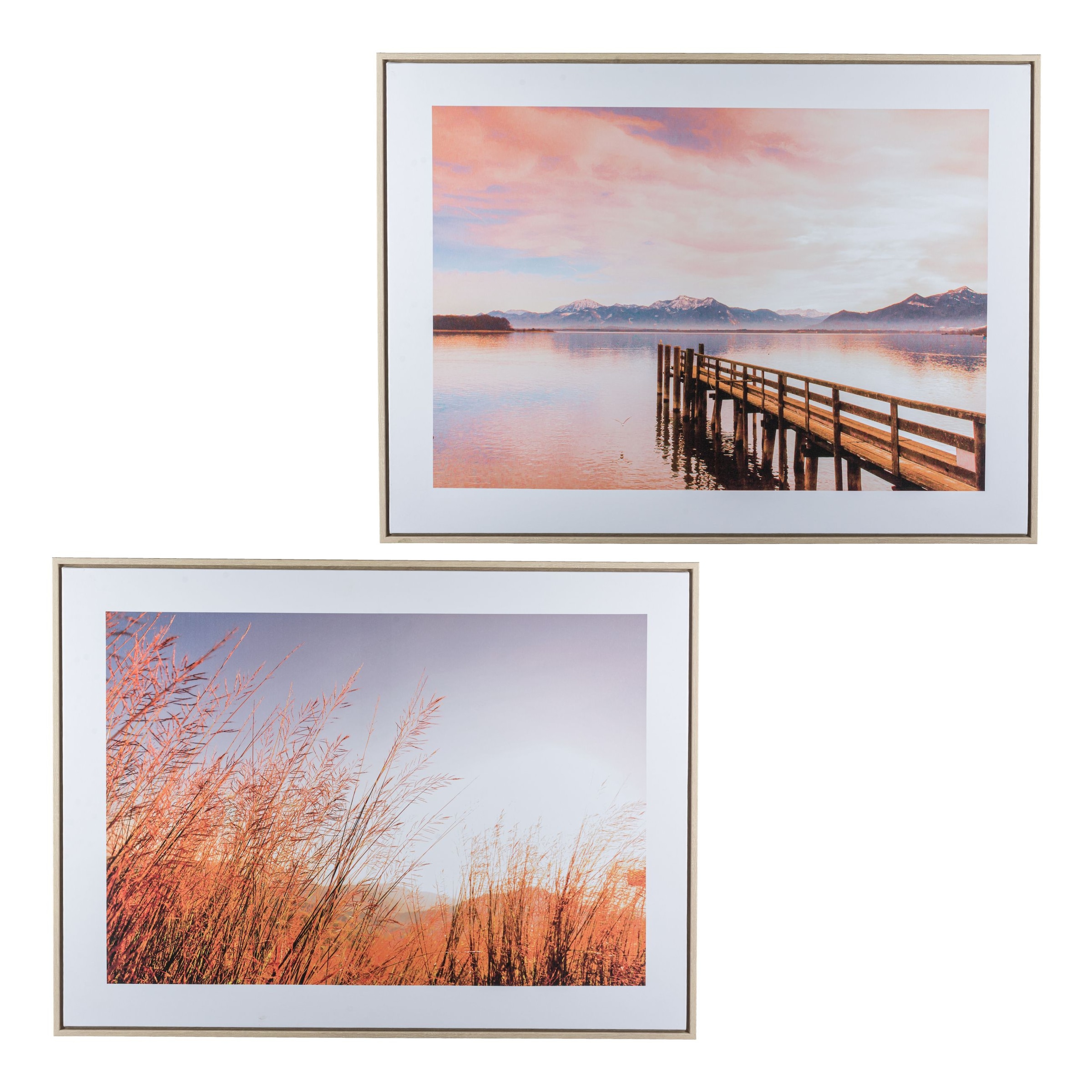 Creativ home Bild mit Rahmen »Wiese«, (1 St.), mit besonderer Lichtstimmung