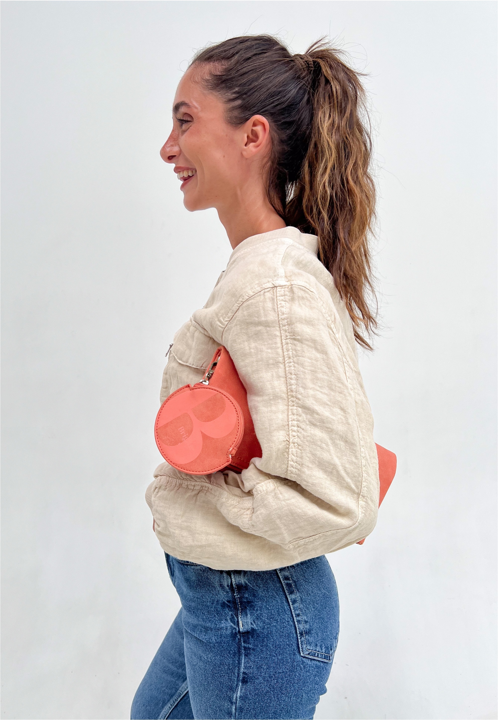 Fritzi aus Preußen Schultertasche »Brigitte x fritzi Special Ronja Cross«, mit abnehmbarem Anhänger