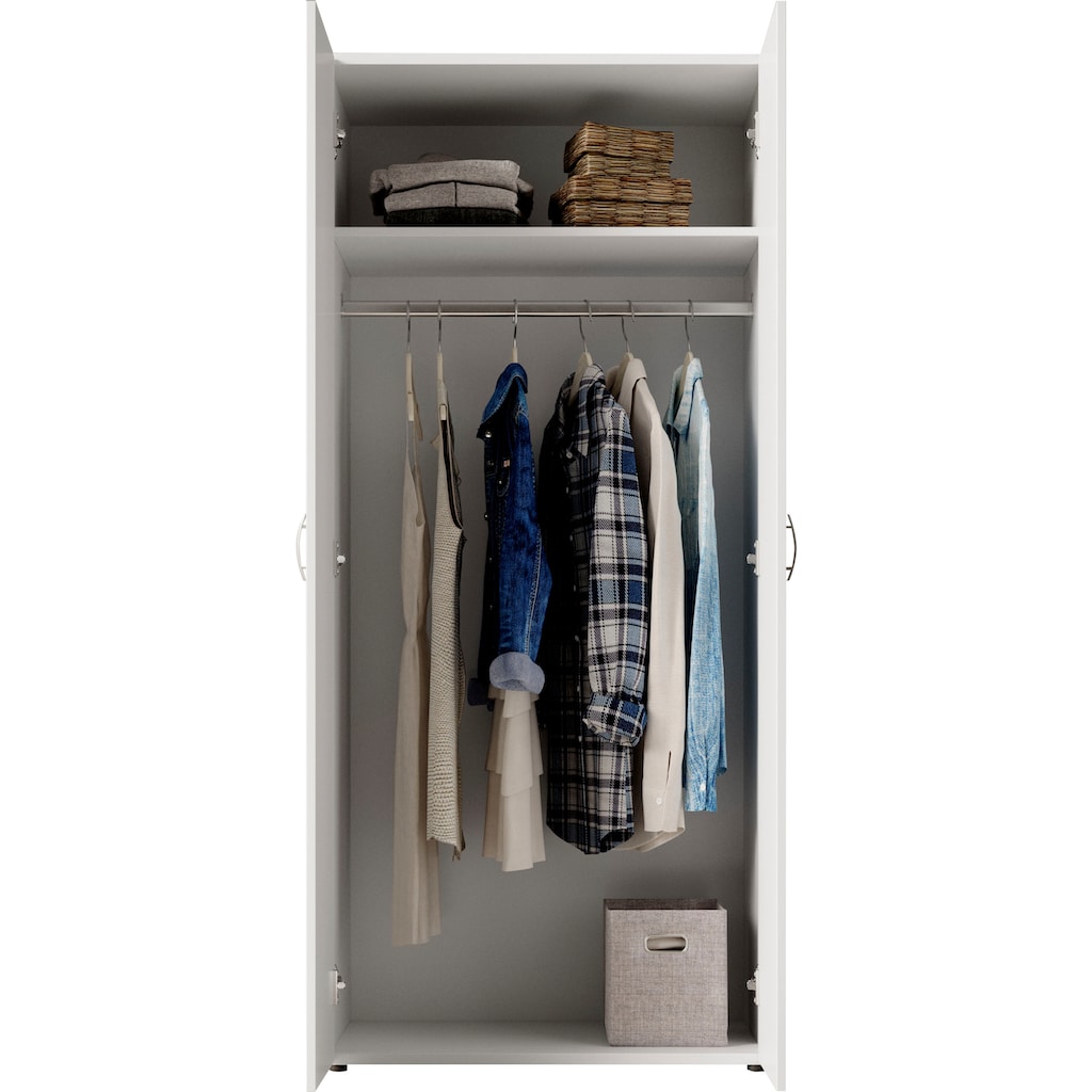 Schlafkontor Drehtürenschrank »Base Kleiderschrank Garderobe Hochschrank«, Bega Schrank Bestseller Dauertiefpreis in 3 Breiten und 2 Farben