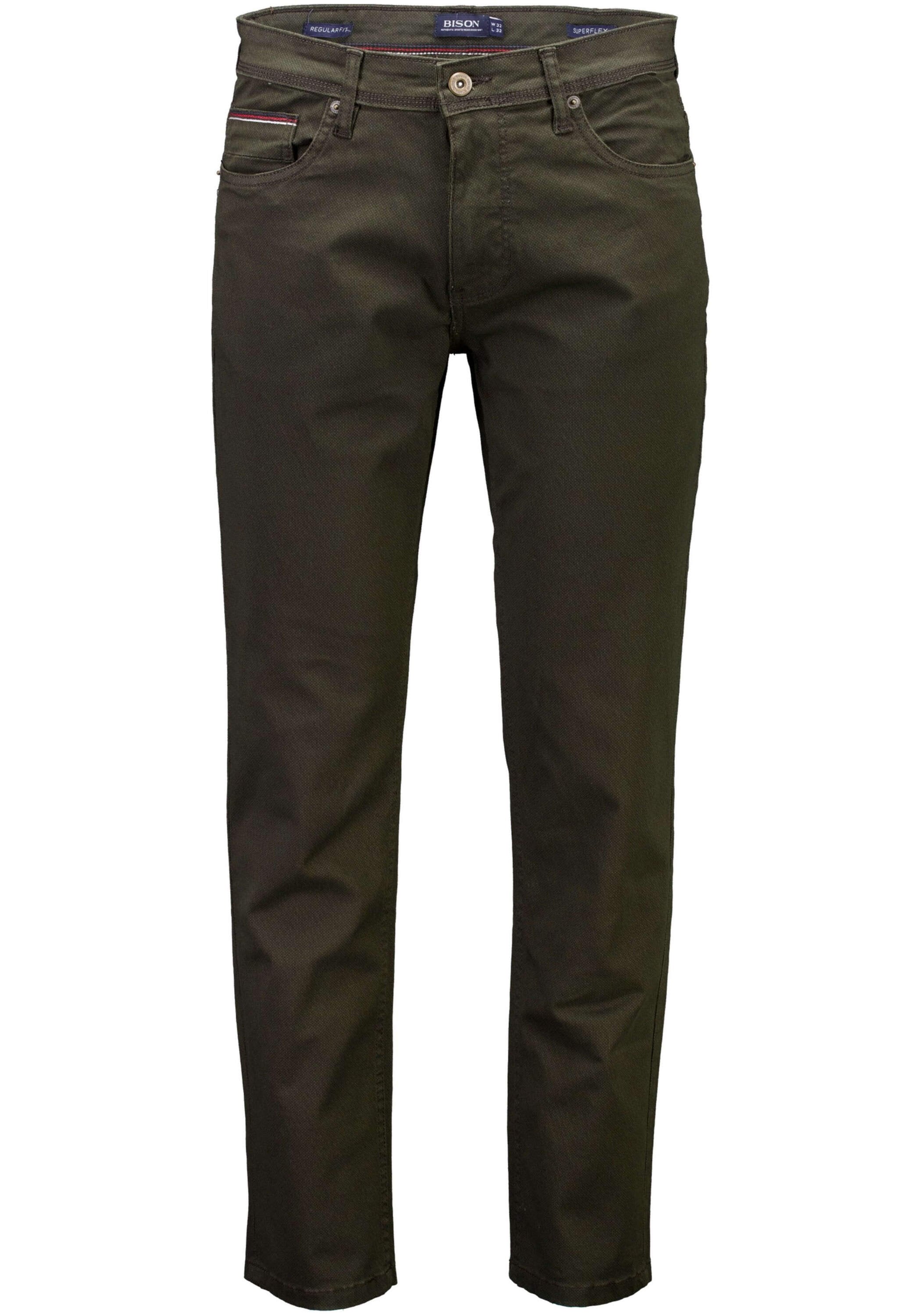 BISON 5-Pocket-Hose "BISON 5-Pocket Hosen" günstig online kaufen