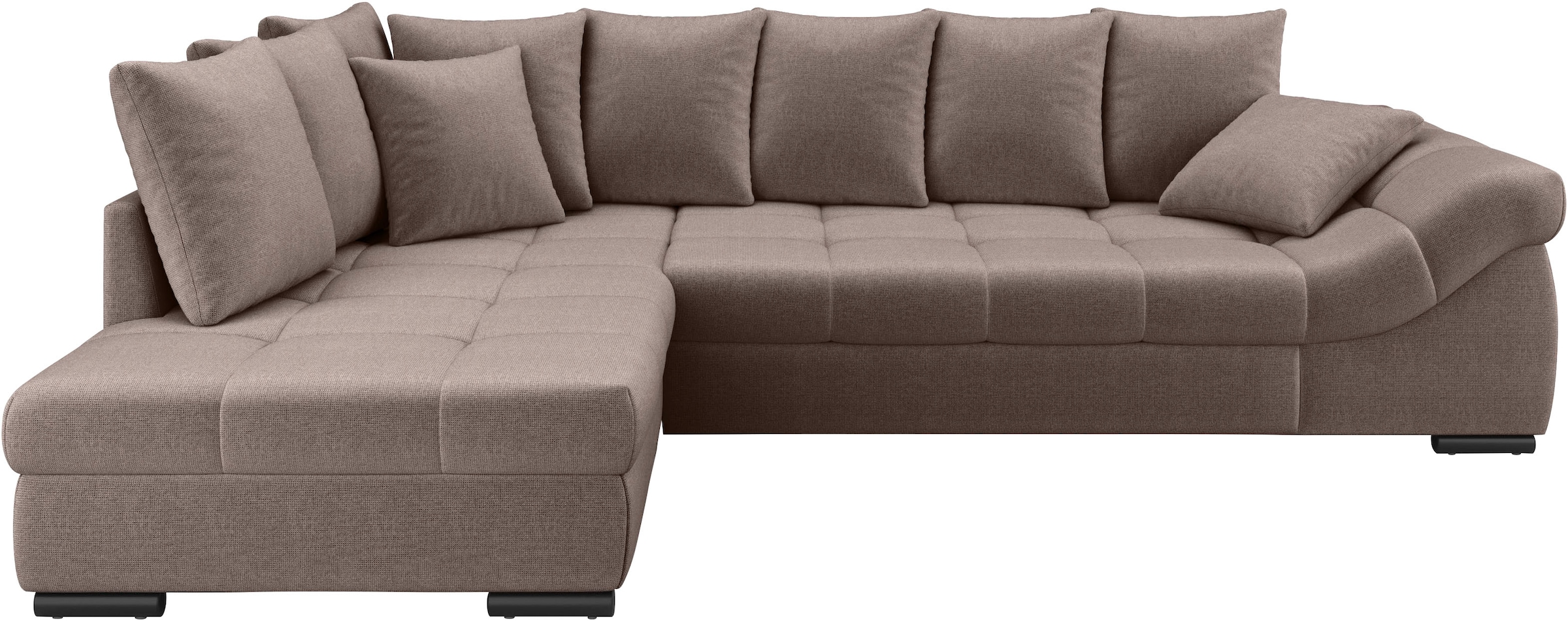Mr. Couch Ecksofa "Pietro, L-Form, mit Bett, wahlweise mit Kaltschaum" mit günstig online kaufen