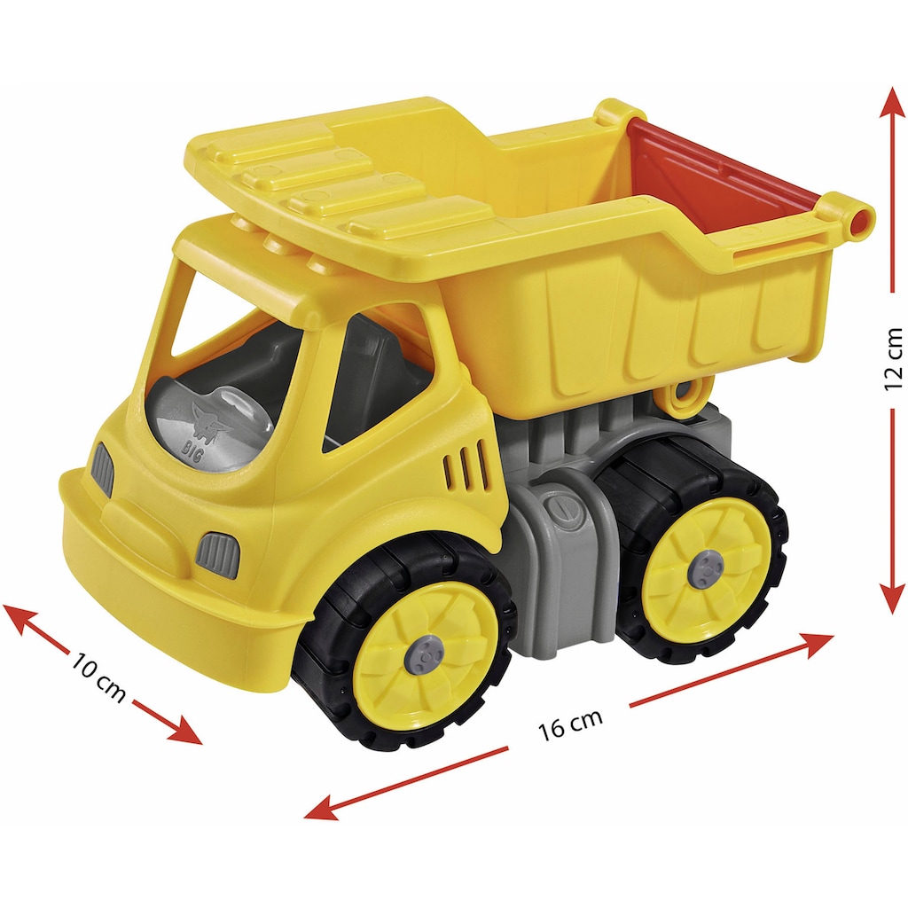 BIG Spielzeug-Baumaschine »Power-Worker Mini«, (Set, bestehend aus Kipper und Bagger)