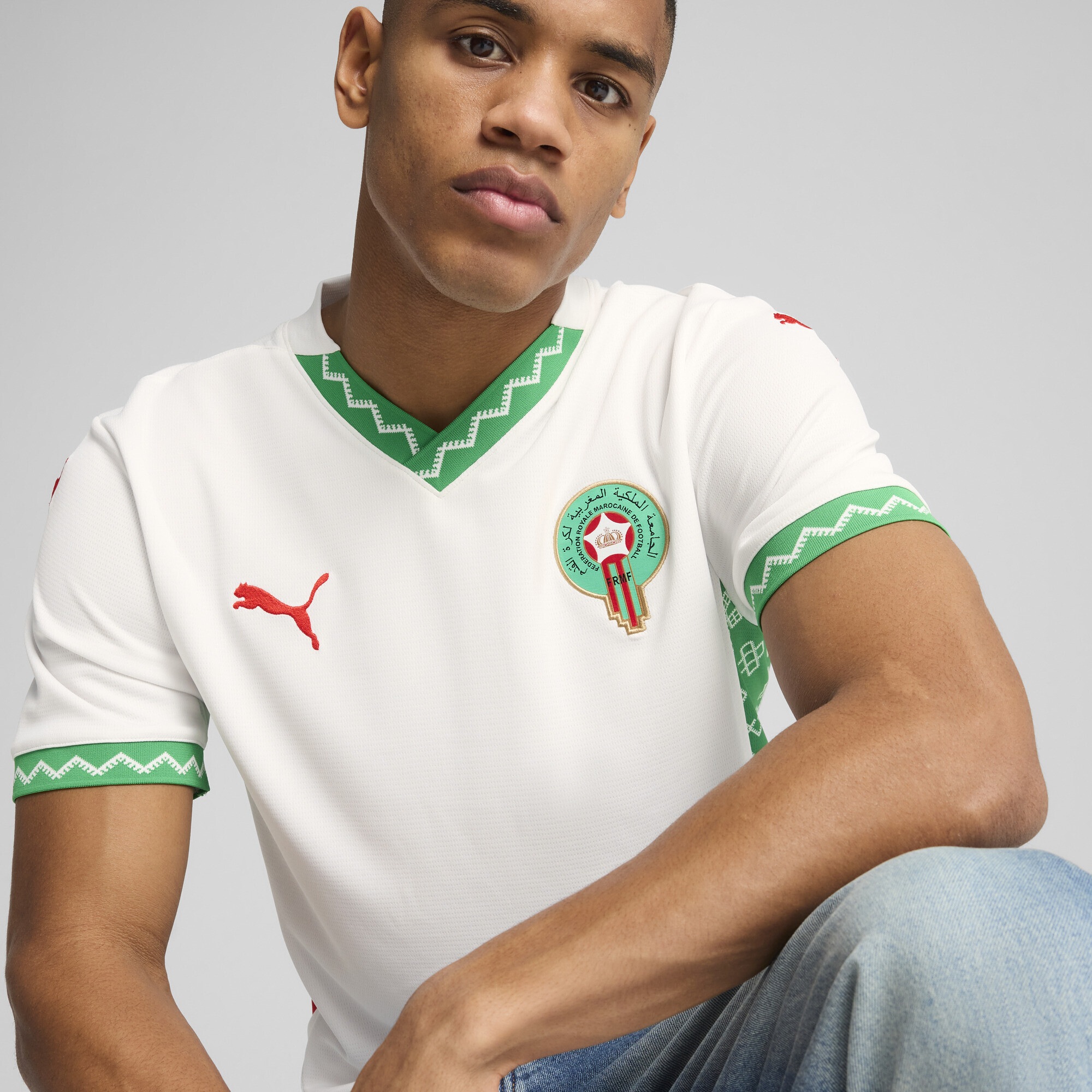 PUMA Trainingsshirt »Marokko 2025 Auswärtstrikot Herren«