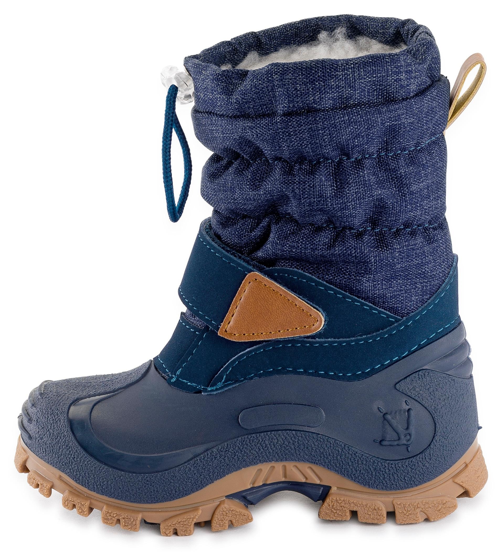 Lurchi Snowboots »Finn«, Winterboots mit Schurwolle, Größenschablone zum Download