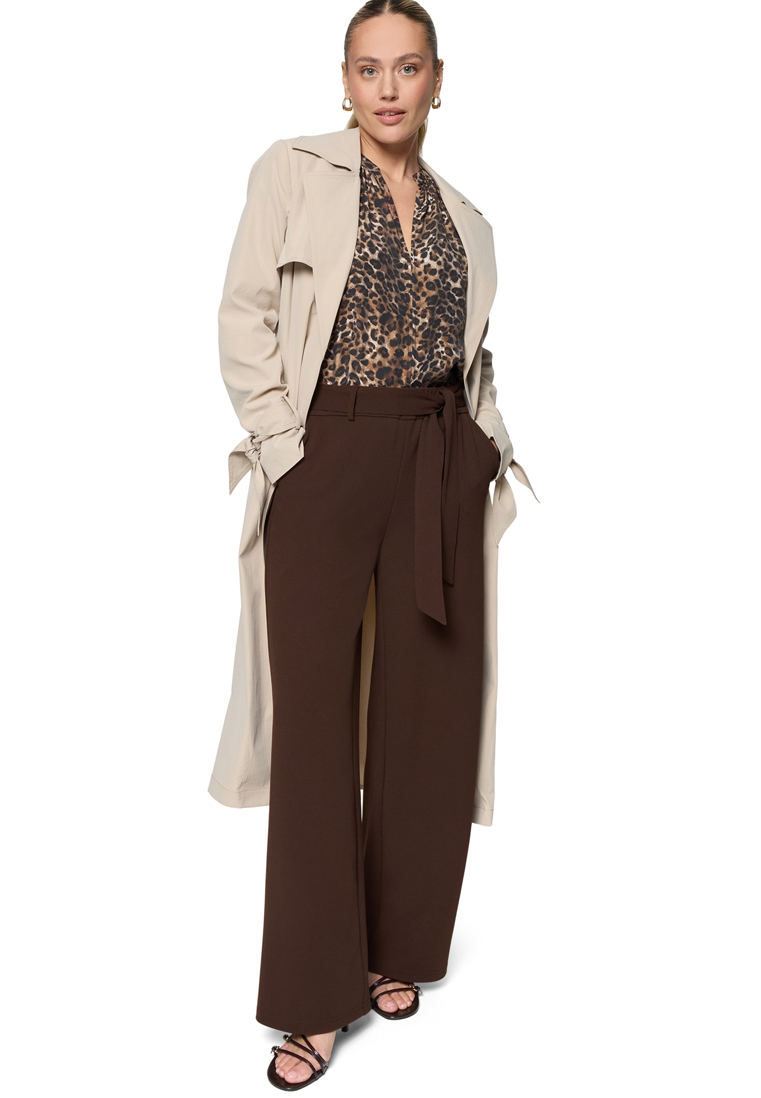 Zero Stoffhose »Damen mit Stoffgürtel«  Gürtel