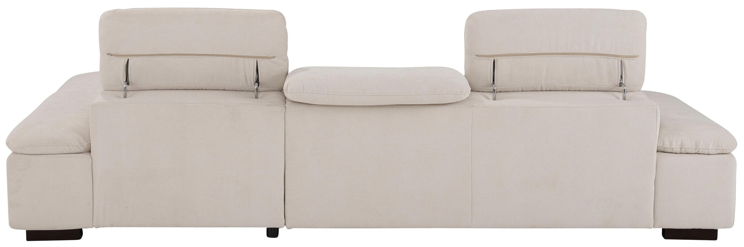 Ecksofa HOME AFFAIRE "Alberto L-Form", beige (creme), B:286cm H:73cm T:174cm, 90% Polyester, 10% Polyamid;Luxus-Microfaser ALTARA NUBUCK (100% Polyester);Luxus-Microfaser weich (90% Polyester, 10% Polyamid);Microfaser Antiklederoptik, Sofas, Ecksofa, mit  10