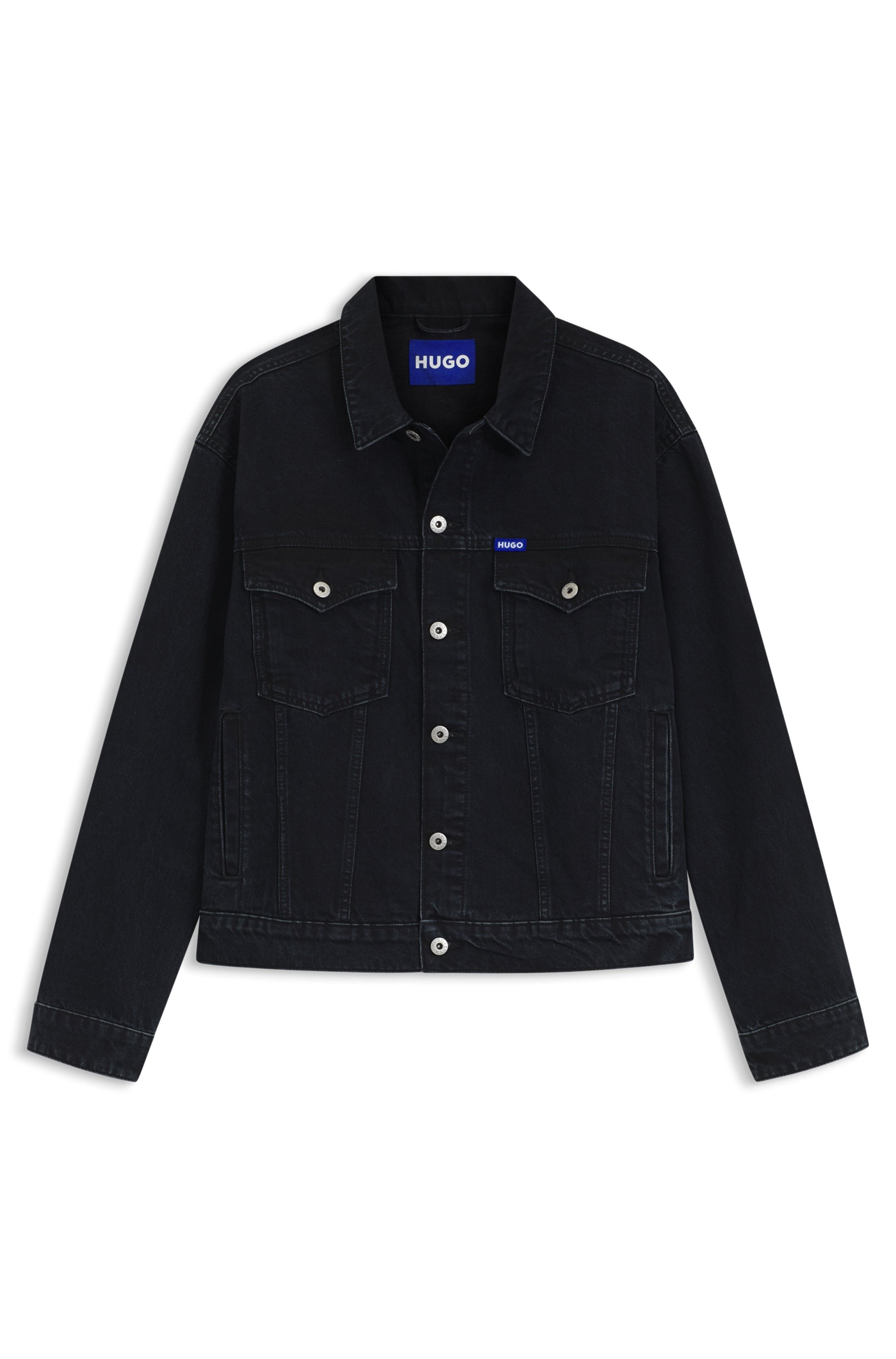 HUGO Blue Jeansjacke »Dex«, mit Logo-Details