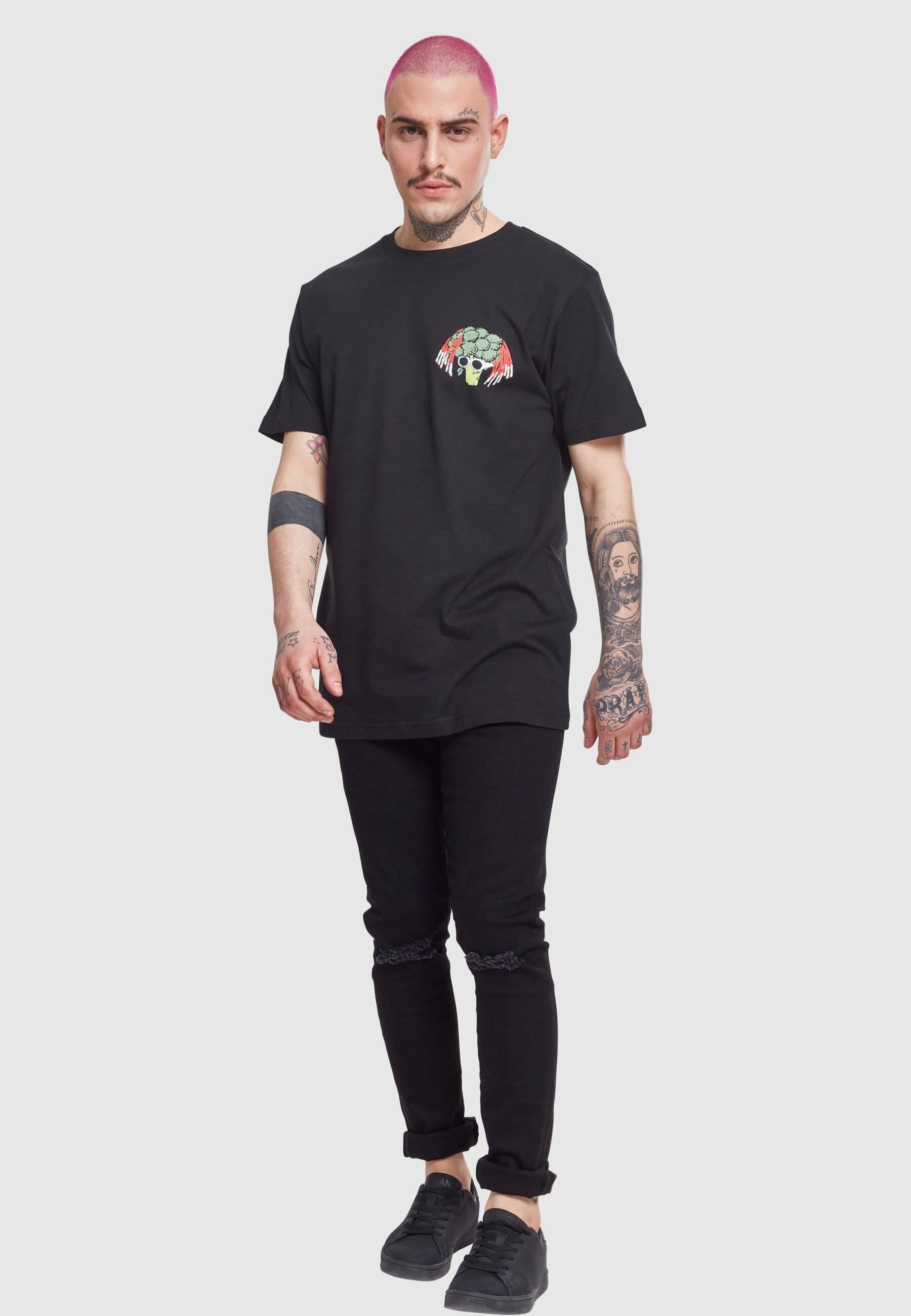 MisterTee T-Shirt »MisterTee Herren Broccoli Tee«, (1 tlg.)