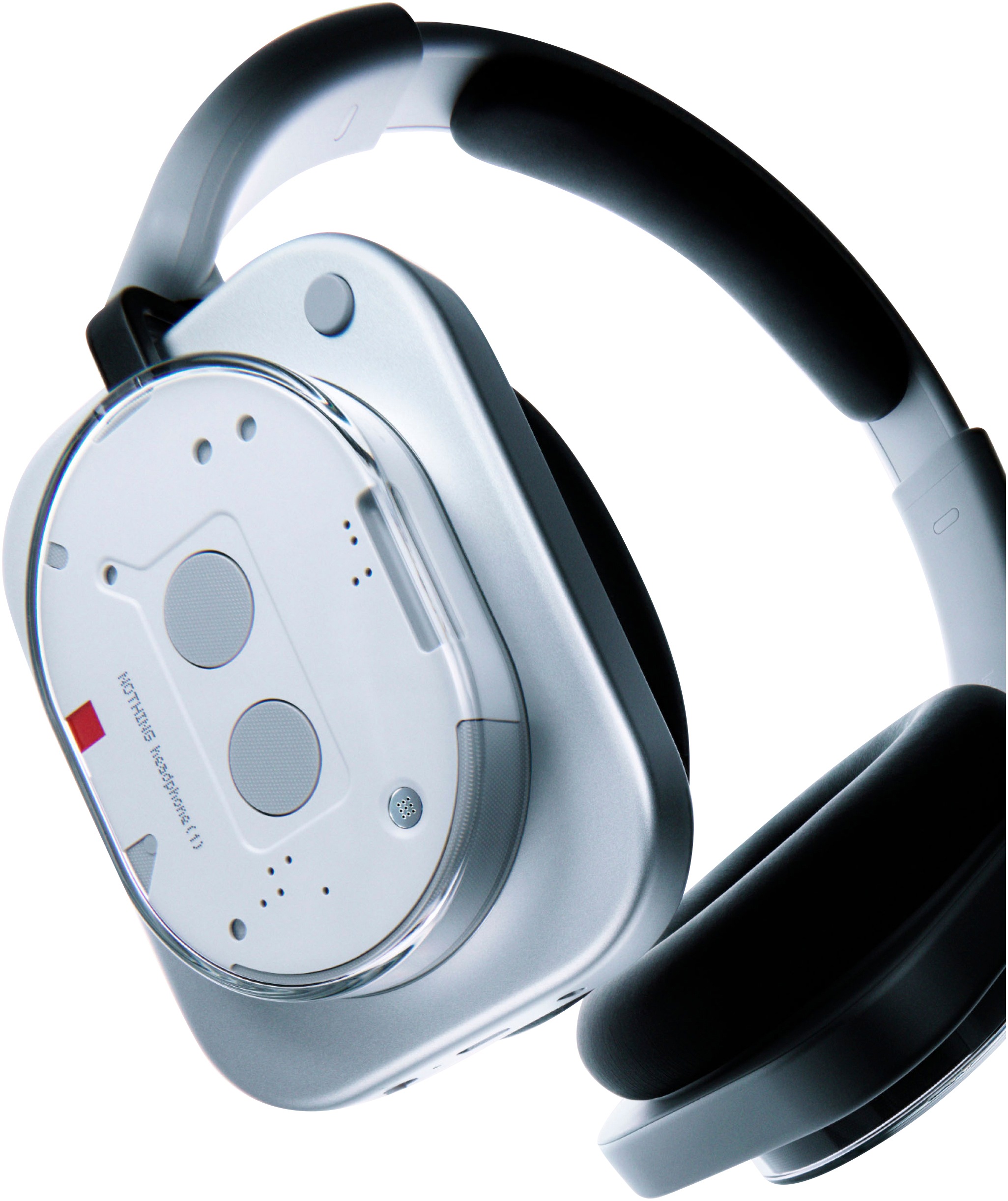 NOTHING Kopfhörer »Headphone (1)«, Bluetooth, Active Noise Cancelling (ANC)-Hi-Res-Transparenzmodus-On-Ear-Erkennung