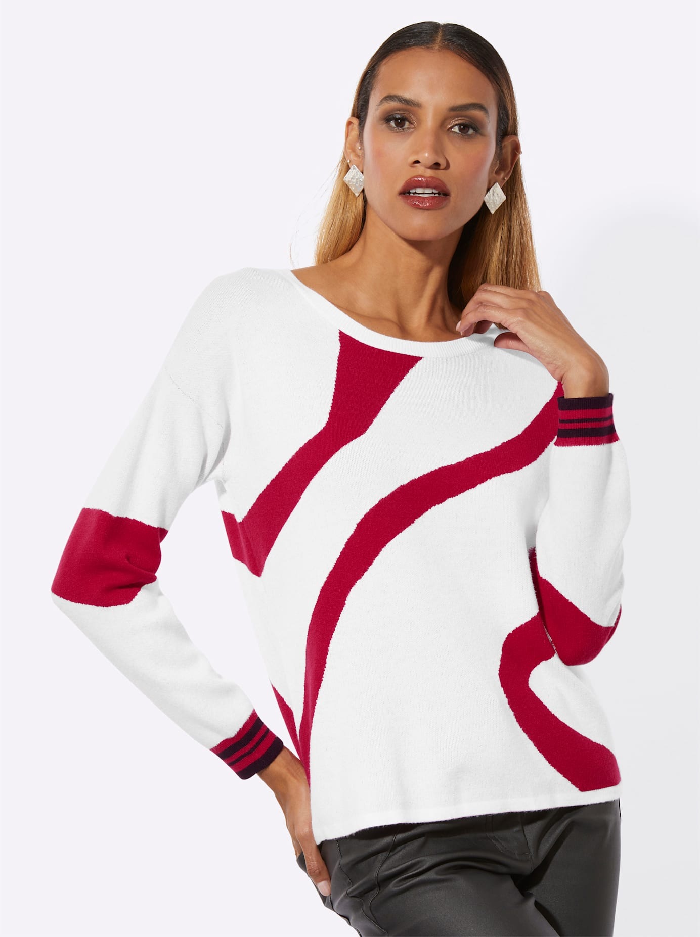 creation L Rundhalspullover "Pullover" günstig online kaufen