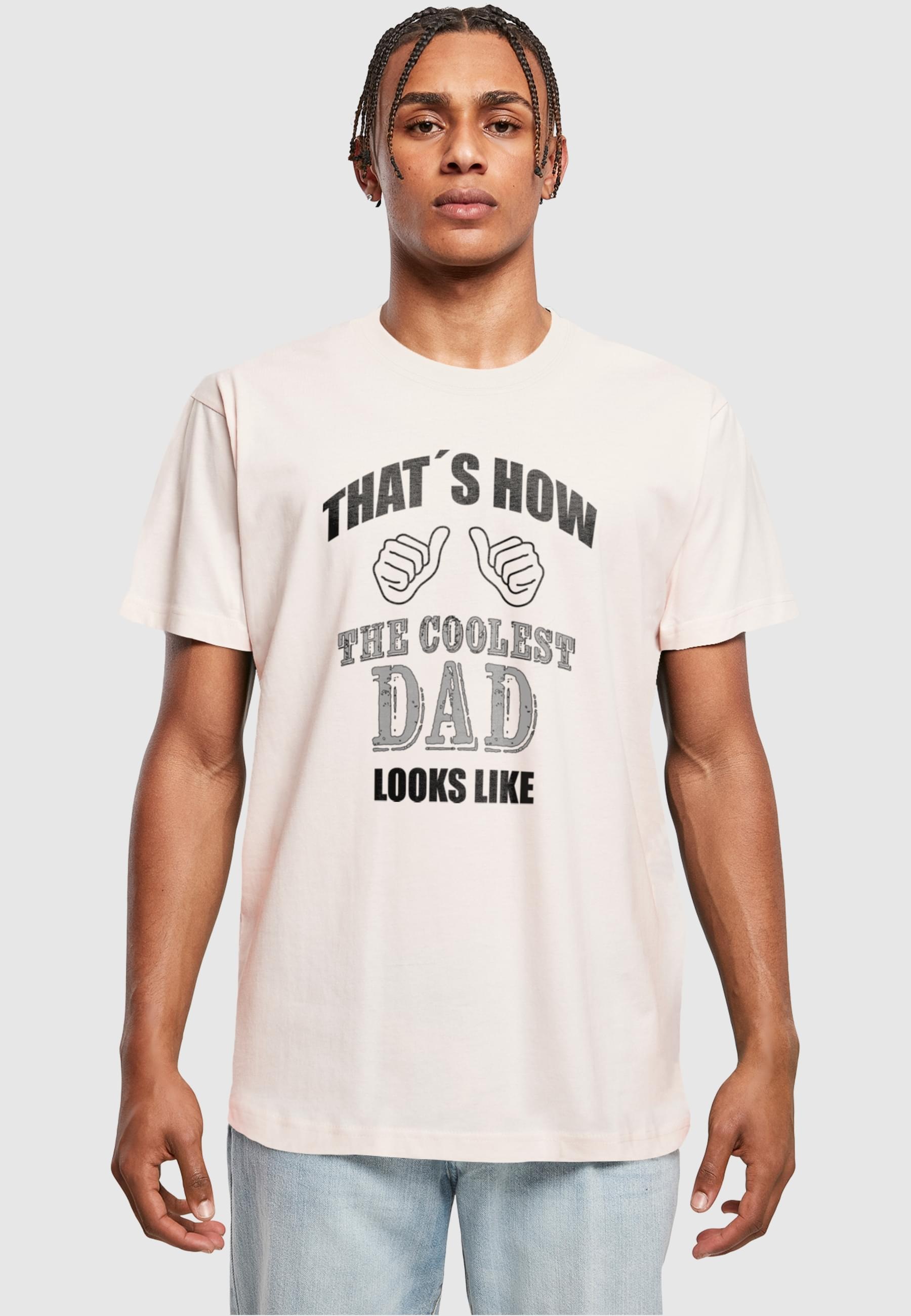 Merchcode T-Shirt »Merchcode Herren Coolest Dad T-Shirt Round Neck«, (1 tlg.)