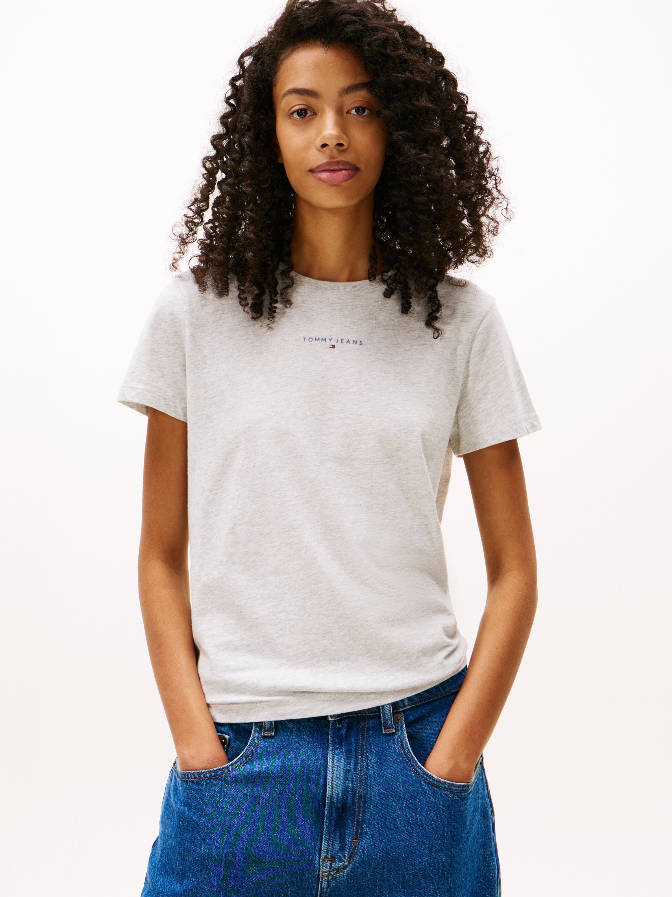 Tommy Jeans Kurzarmshirt "TJW REG LINEAR SS TEE" günstig online kaufen
