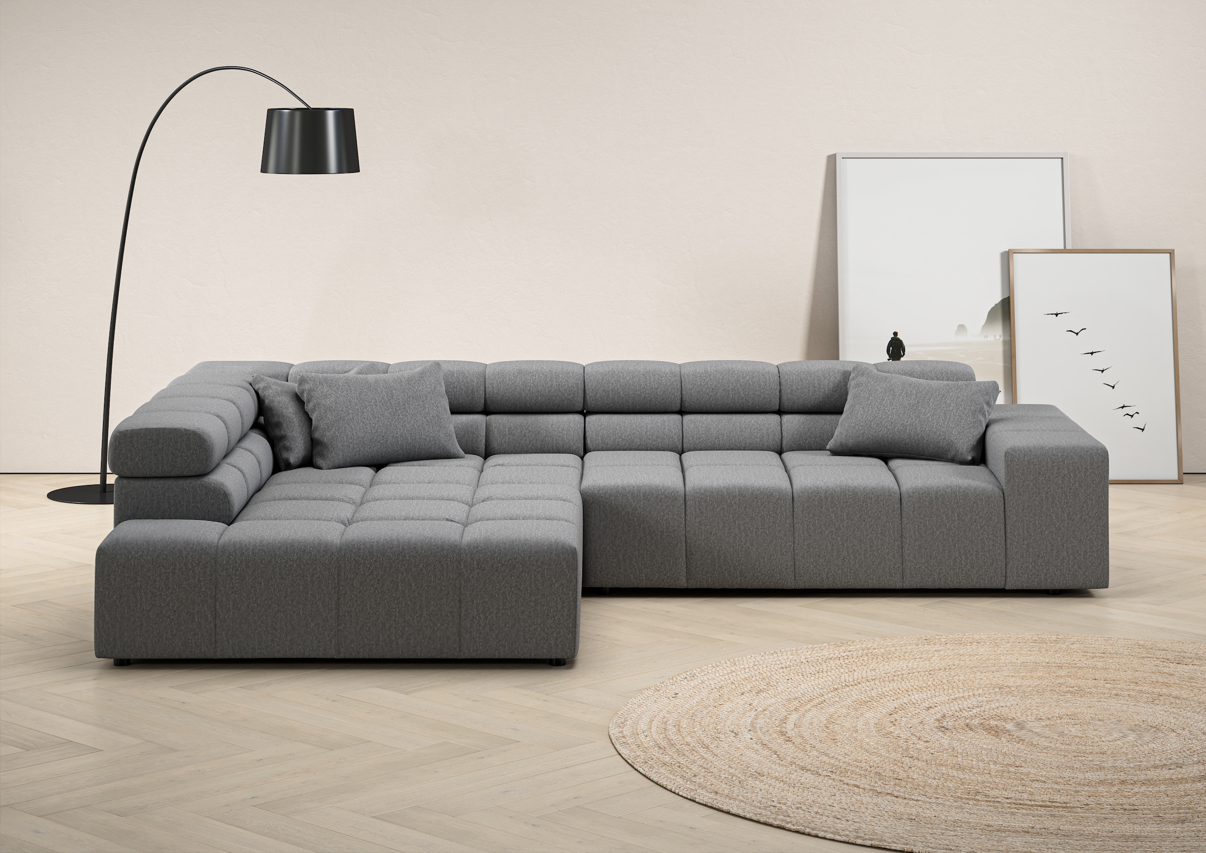 Home affaire Ecksofa "Ancona incl. Kopfteilverstellung, OTTOs Choice, Breit günstig online kaufen