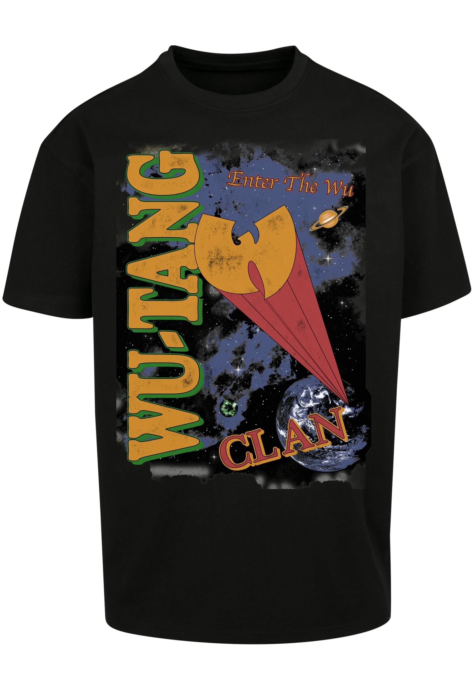 MisterTee Kurzarmshirt "Herren Wu-Tang Clan Enter the Wu Oversize Tee" günstig online kaufen