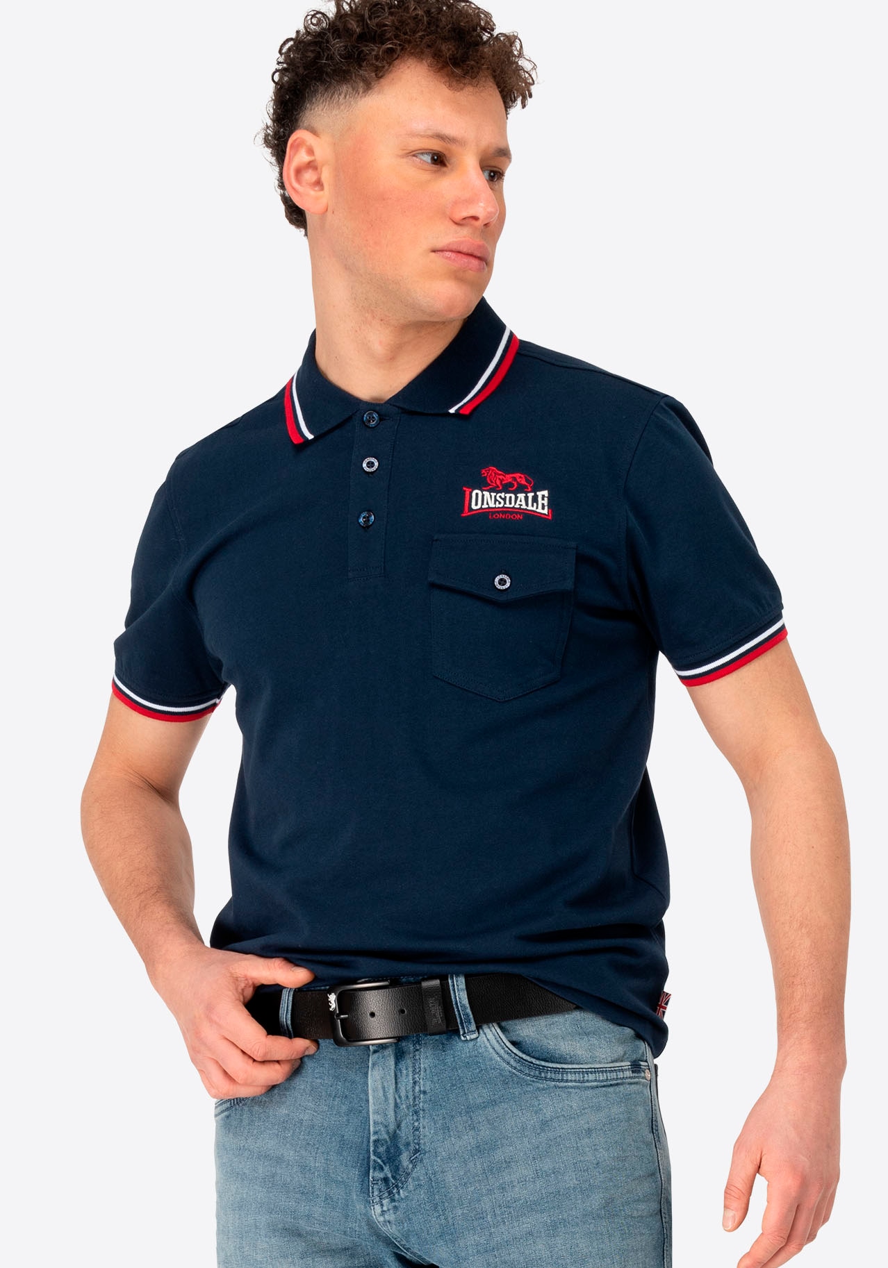 Lonsdale Ledergürtel »COPPULL« 1 Stk. aus Rindsleder