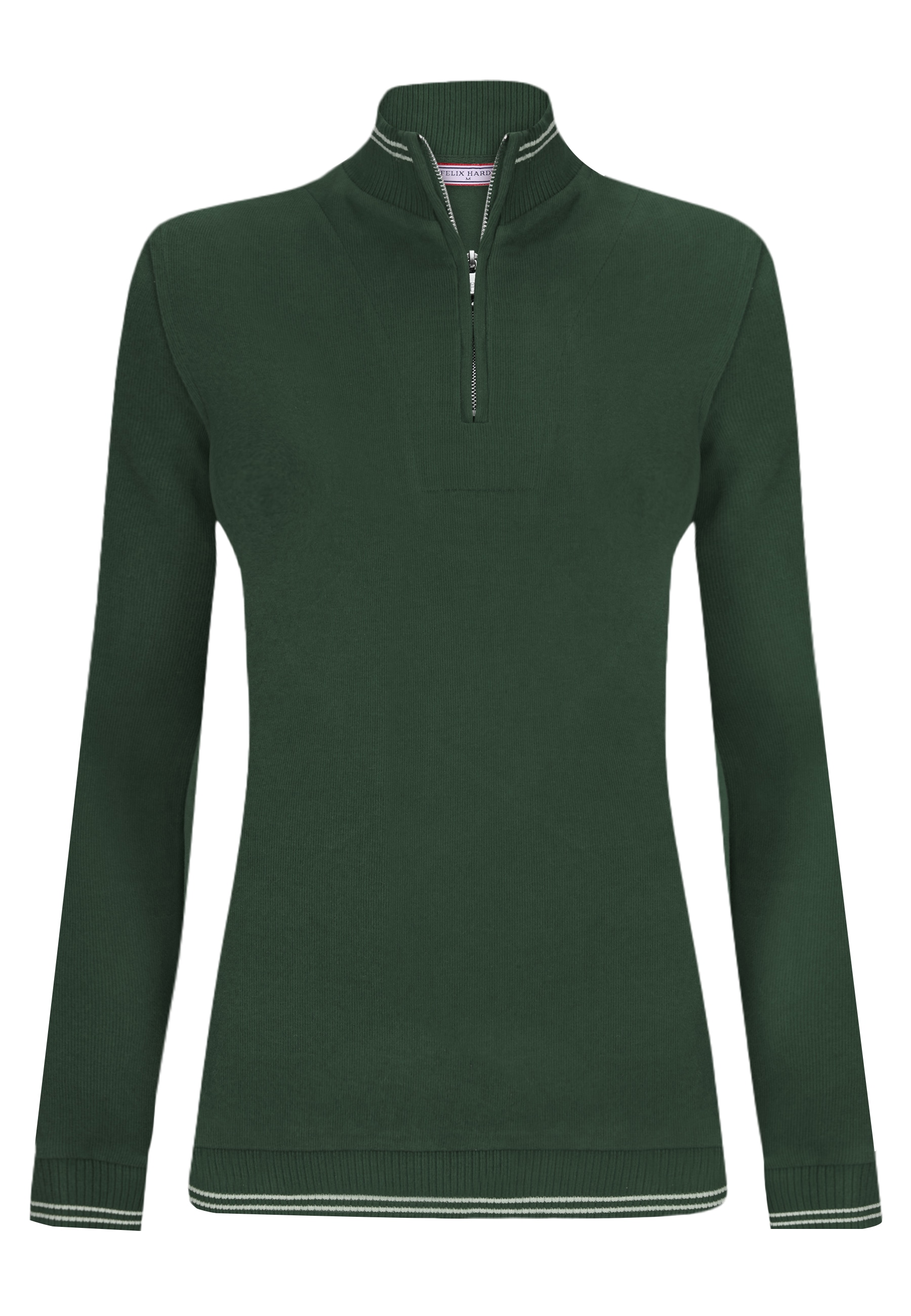 Felix Hardy "Strickpullover mit halbem Reißverschluss"