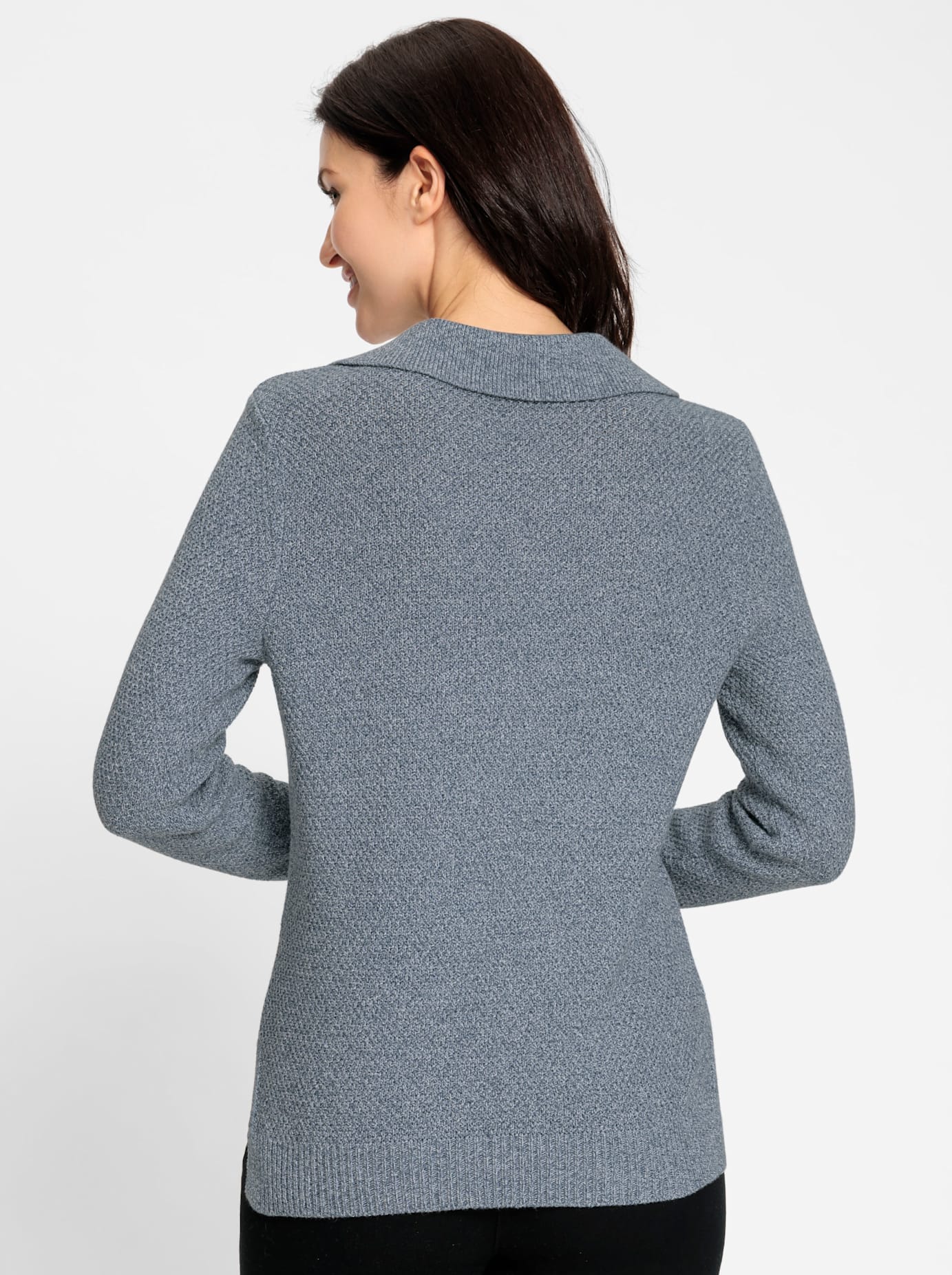 Inspirationen Strickpullover »Polopullover«
