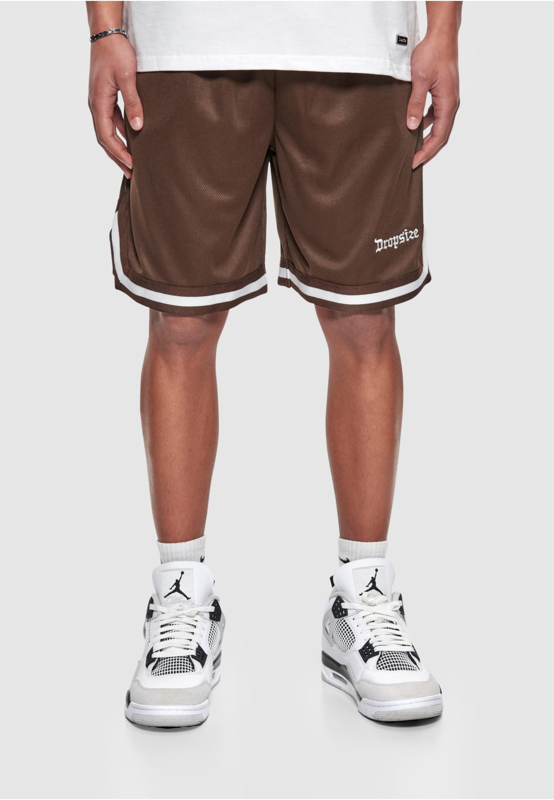 Dropsize Shorts »Dropsize Herren Dropsize Logo Mesh Shorts«, (1 tlg.)