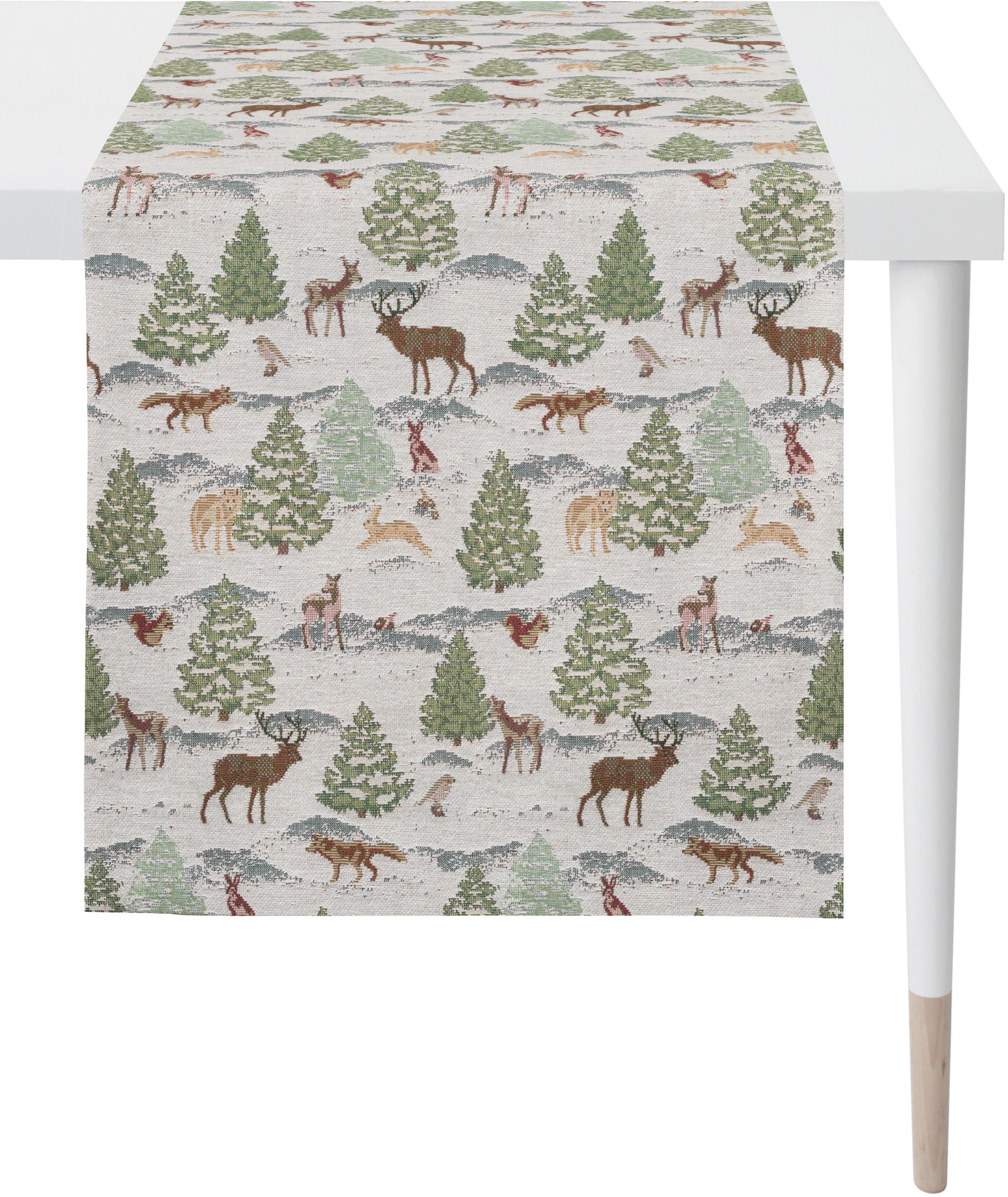 APELT Tischläufer "9536 WINTERWELT, Weihnachtsdeko, Weihnachten" Gobelin-Ge günstig online kaufen