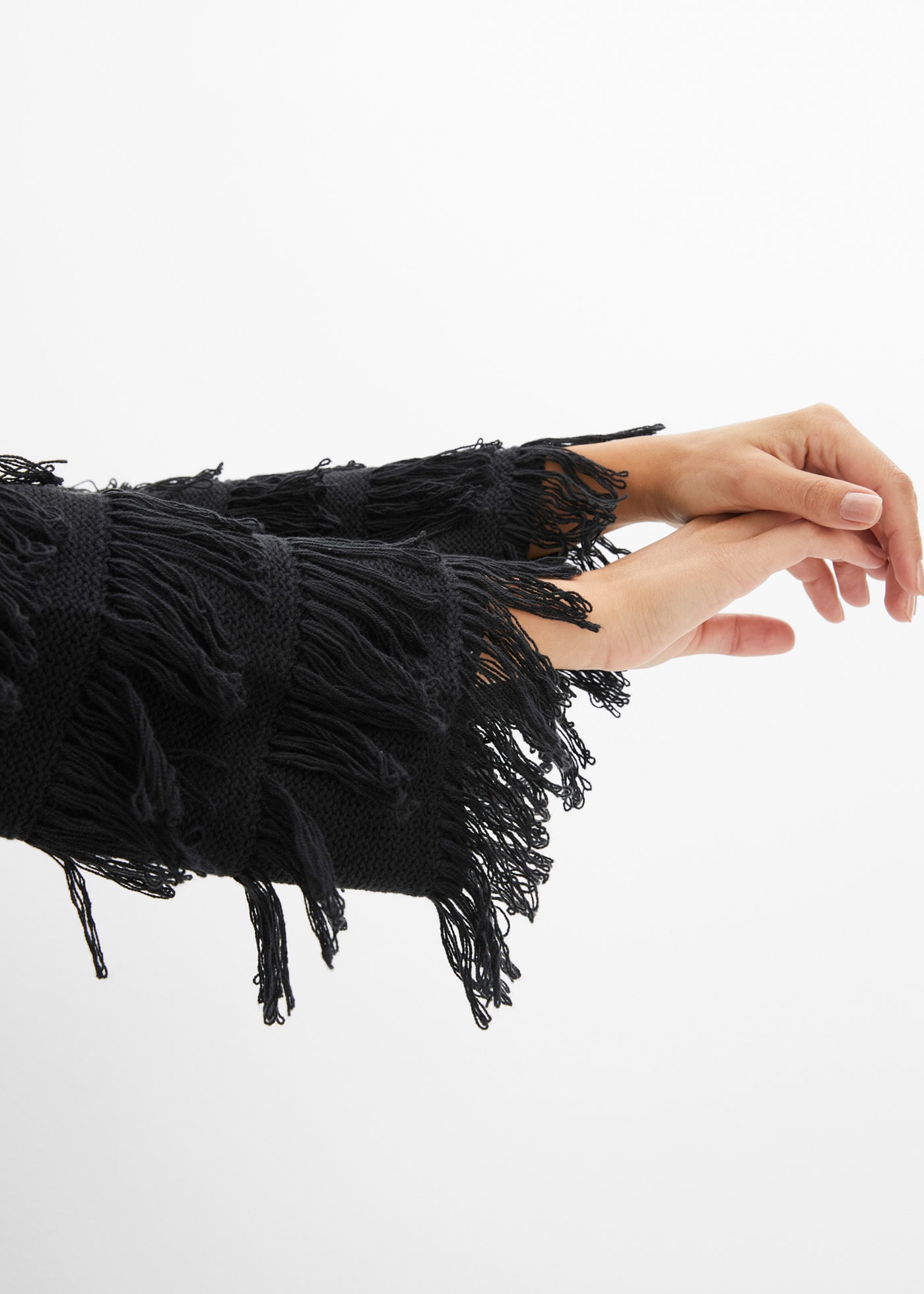 bonprix Strickpullover aus Baumwolle und Polyacryl, lässige Passform