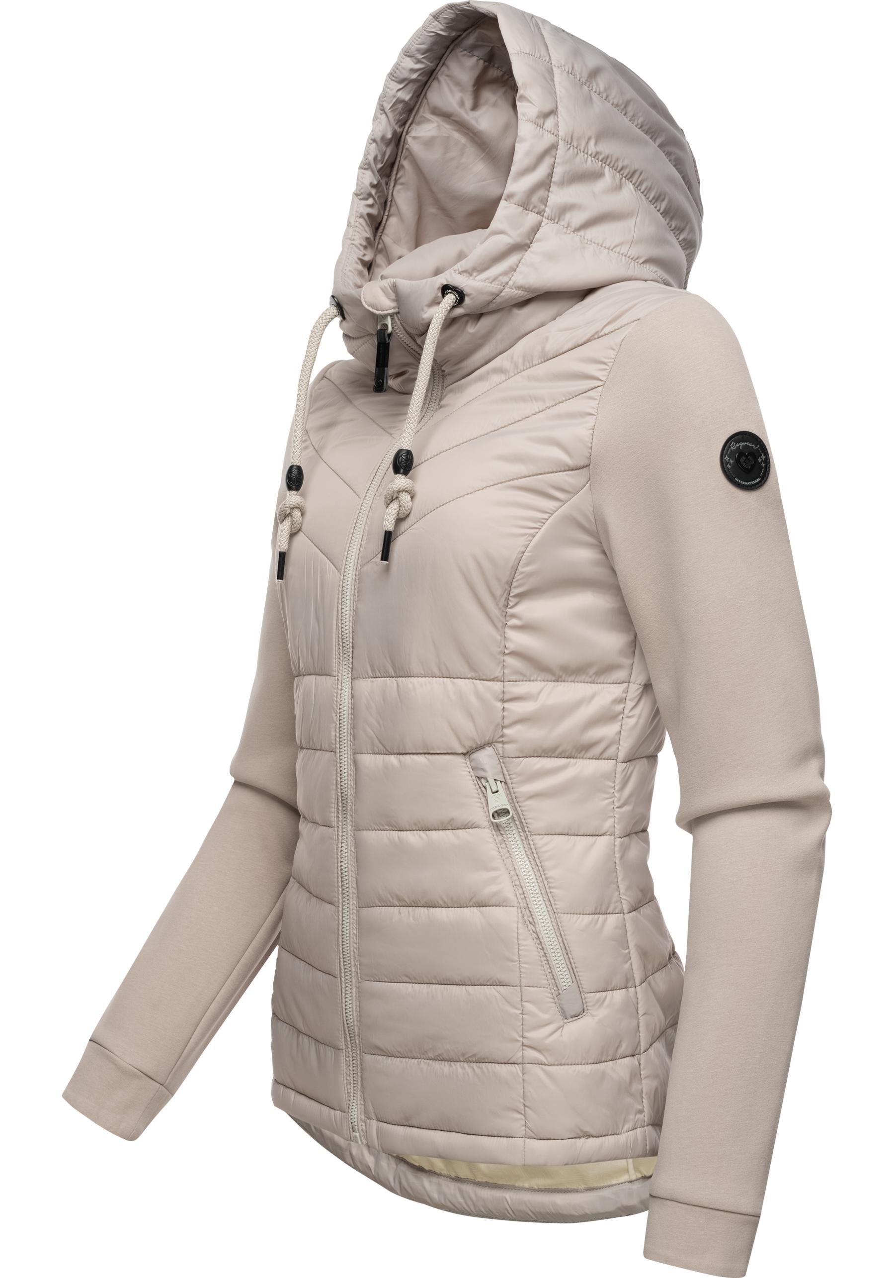Ragwear Outdoorjacke »Lucinda«, mit Kapuze, Steppjacke aus modernem Materialmix mit Kapuze
