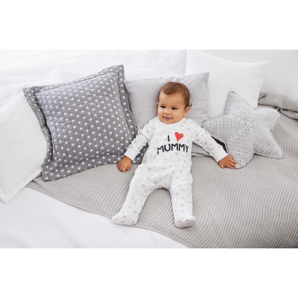 Klitzeklein Schlafoverall »I love Mummy / I love Daddy«, (Packung, 2 tlg.)