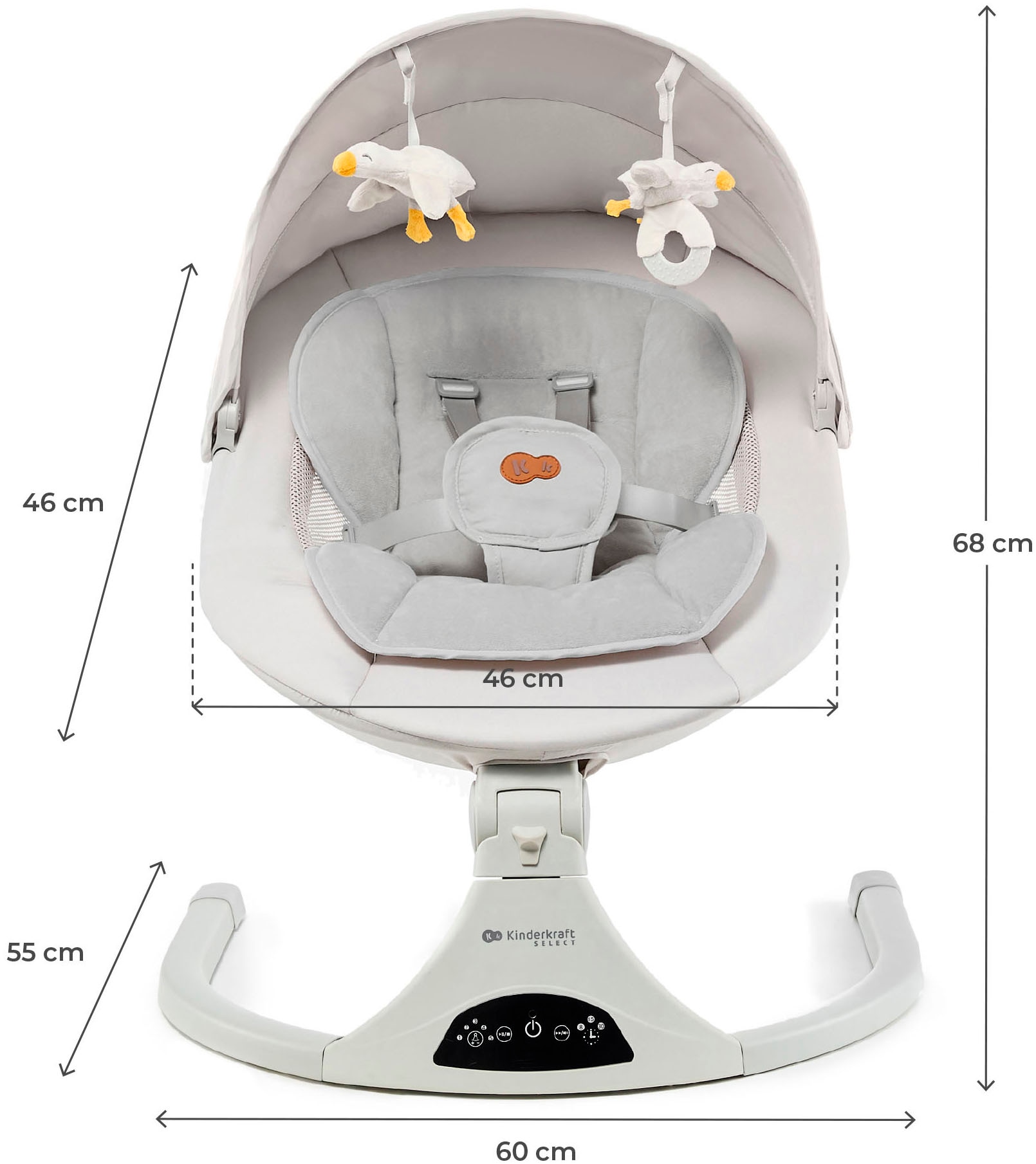 Kinderkraft Babywippe »TULSY« mit Soundeffekt