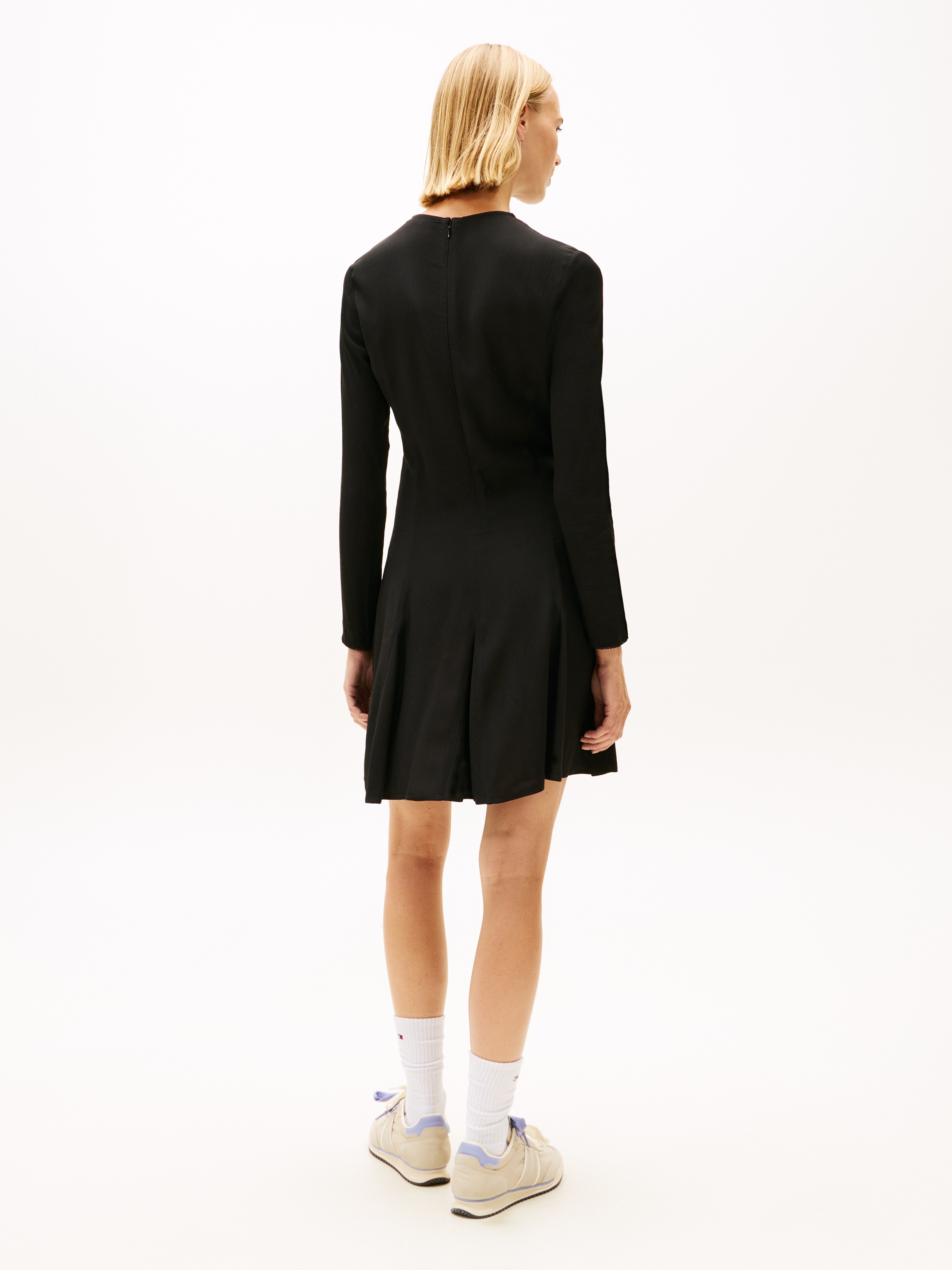 Tommy Jeans Minikleid "TJW MINI F&F LS DRESS" günstig online kaufen