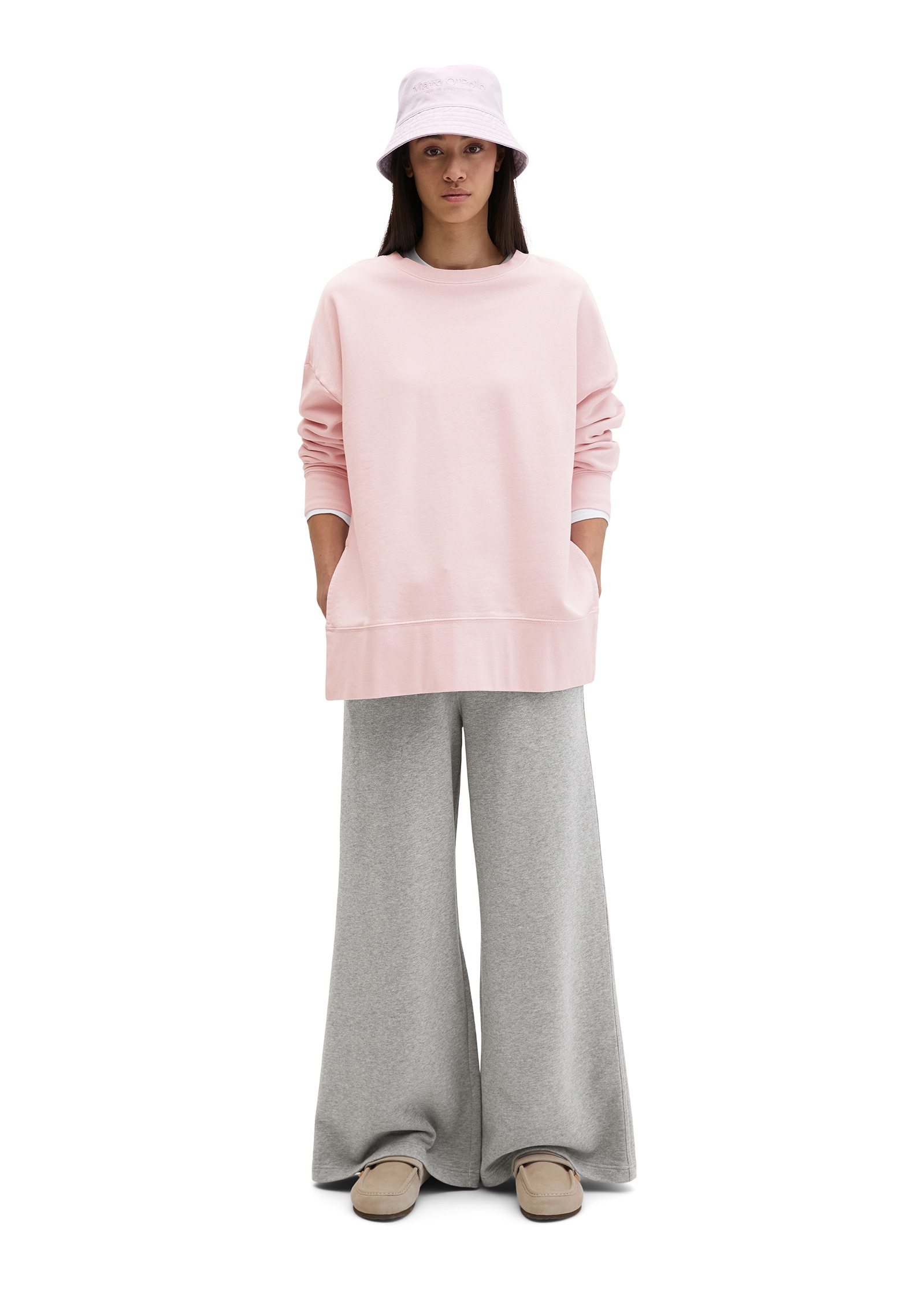 Marc O'Polo Sweatshirt »mit recycelter Baumwolle«
