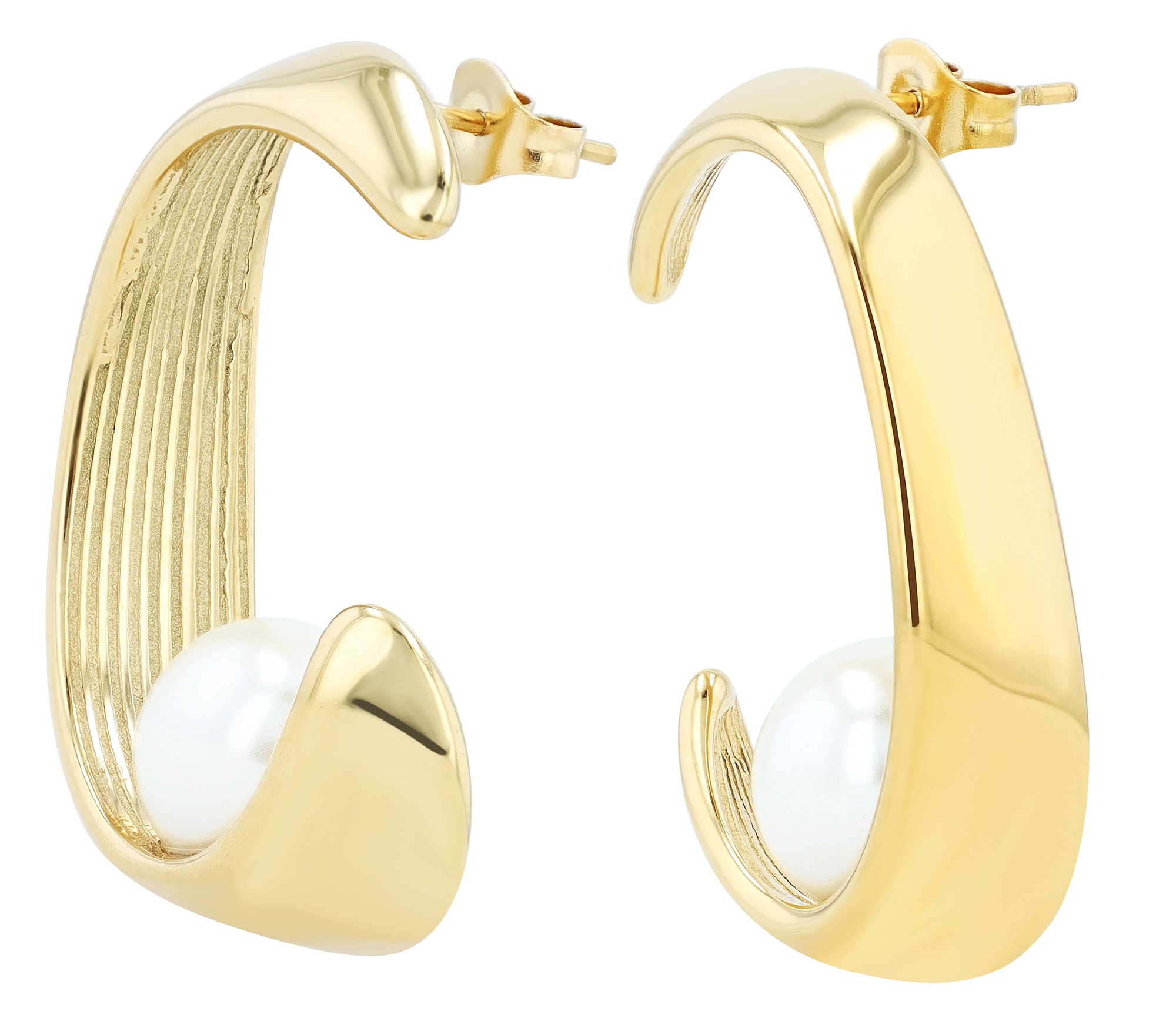 Adelia´s Paar Ohrhänger »Damen Ohrringe aus Edelstahl mit Perle« Ein kleines Geschenk mit großer Wirkung