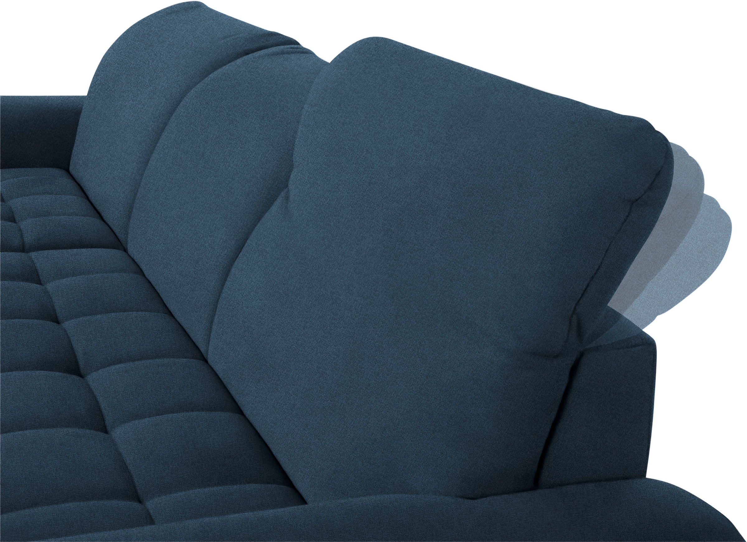 DOMO collection Ecksofa »Franzi L-Form«, wahlweise mit Kopfteilverstellung (dann Tiefe: 170 cm)