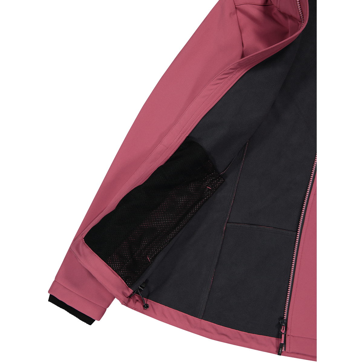 CMP Softshelljacke »WOMAN JACKET ZIP HOOD«, (1 St.), Wärmend & wind- & wasserabweisend