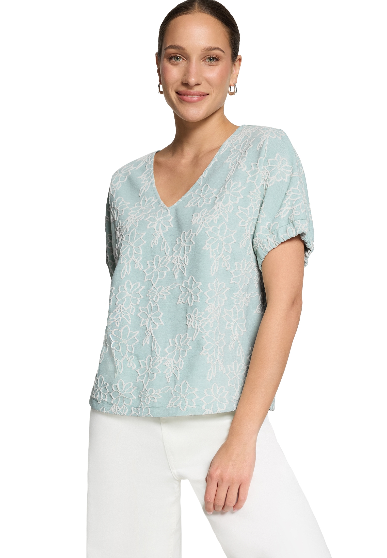 Zero Kurzarmshirt "Damen kurzarm" 1 Struktur günstig online kaufen