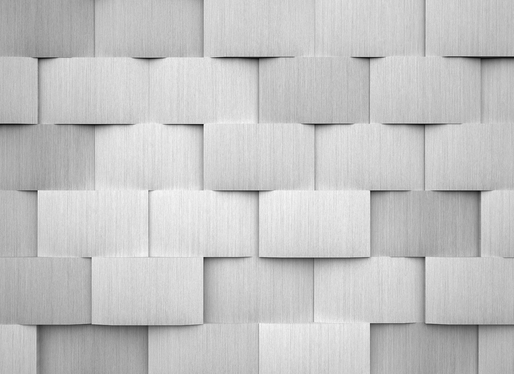 living walls Fototapete "Designwalls Alu Pattern 1" glatt Vlies, Wand, Schräge, Decke