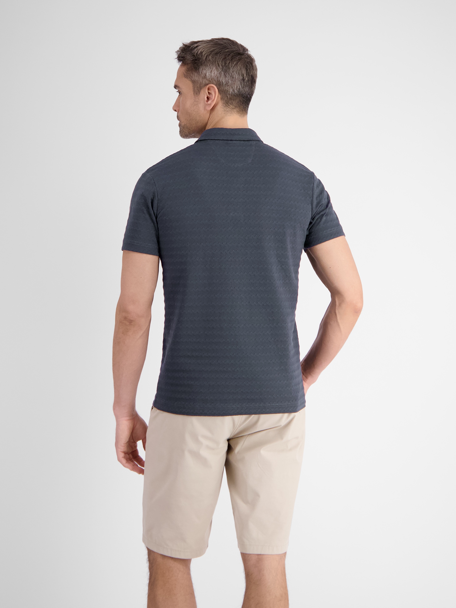 LERROS Poloshirt »LERROS Herren Poloshirt, tonal-sommerlich gemustert«