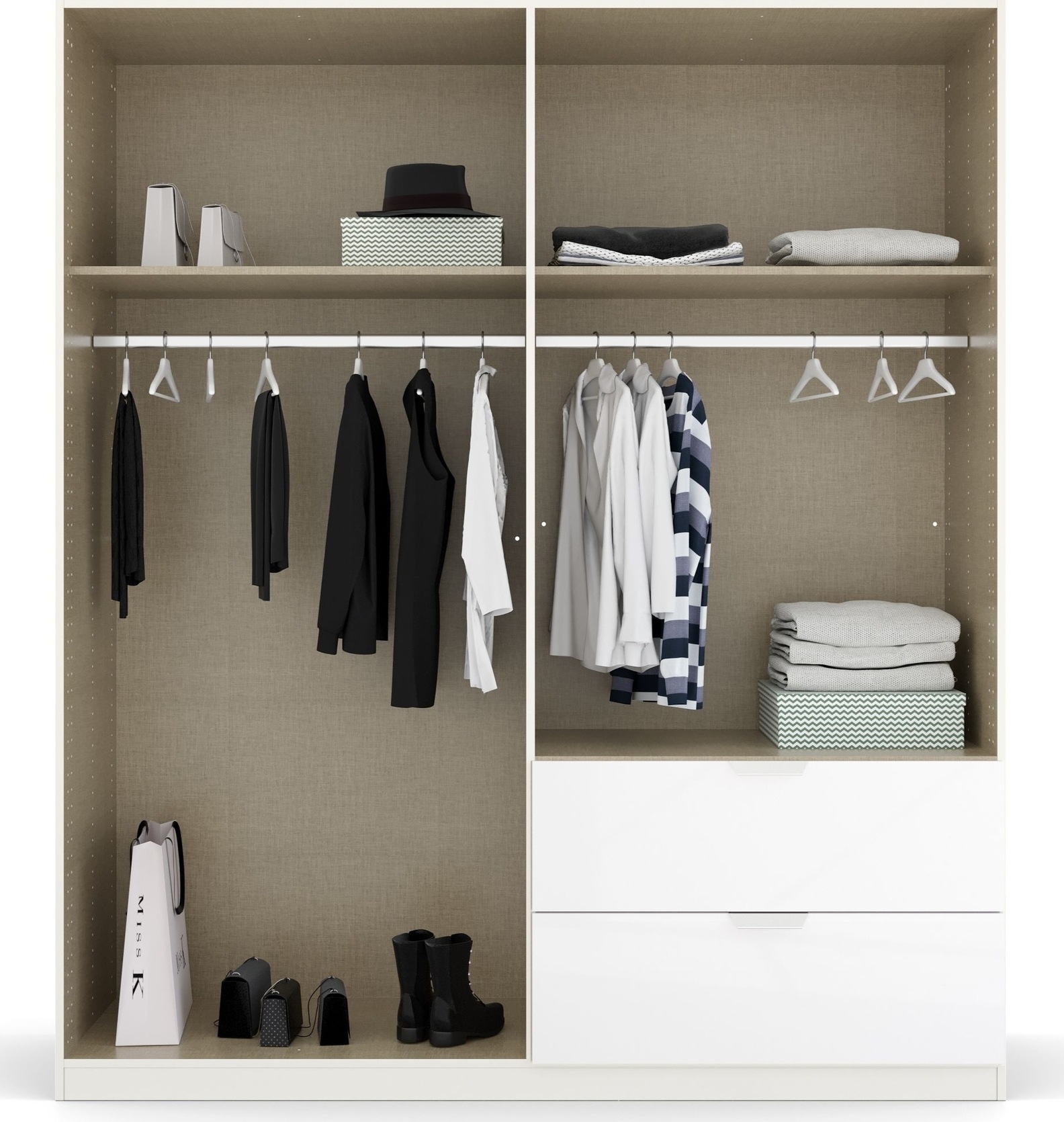 rauch Drehtürenschrank »Glamour by Quadra Spin«