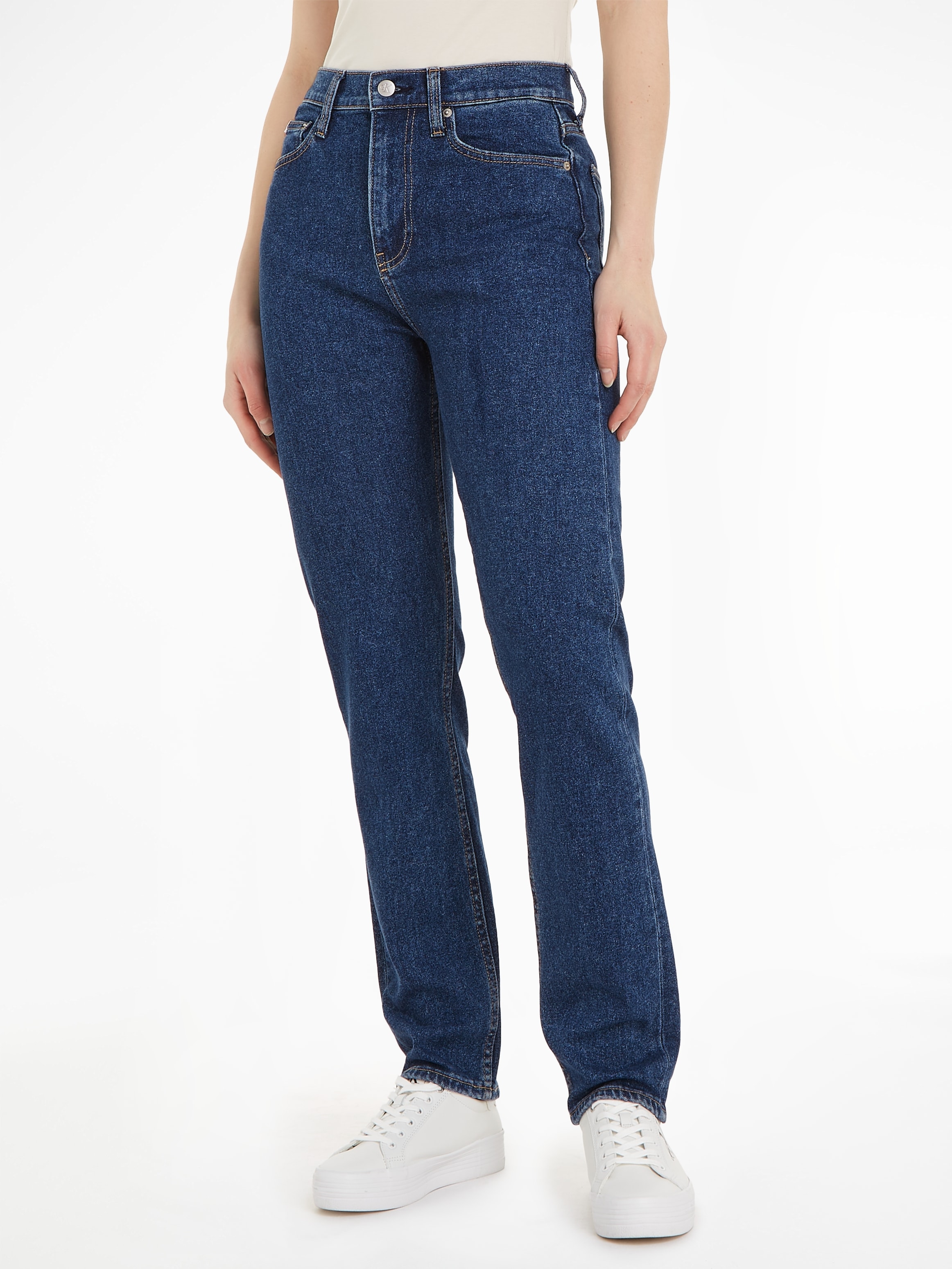 Calvin Klein Jeans Straight-Jeans "AUTHENTIC SLIM STRAIGHT", im 5-Pocket-St günstig online kaufen