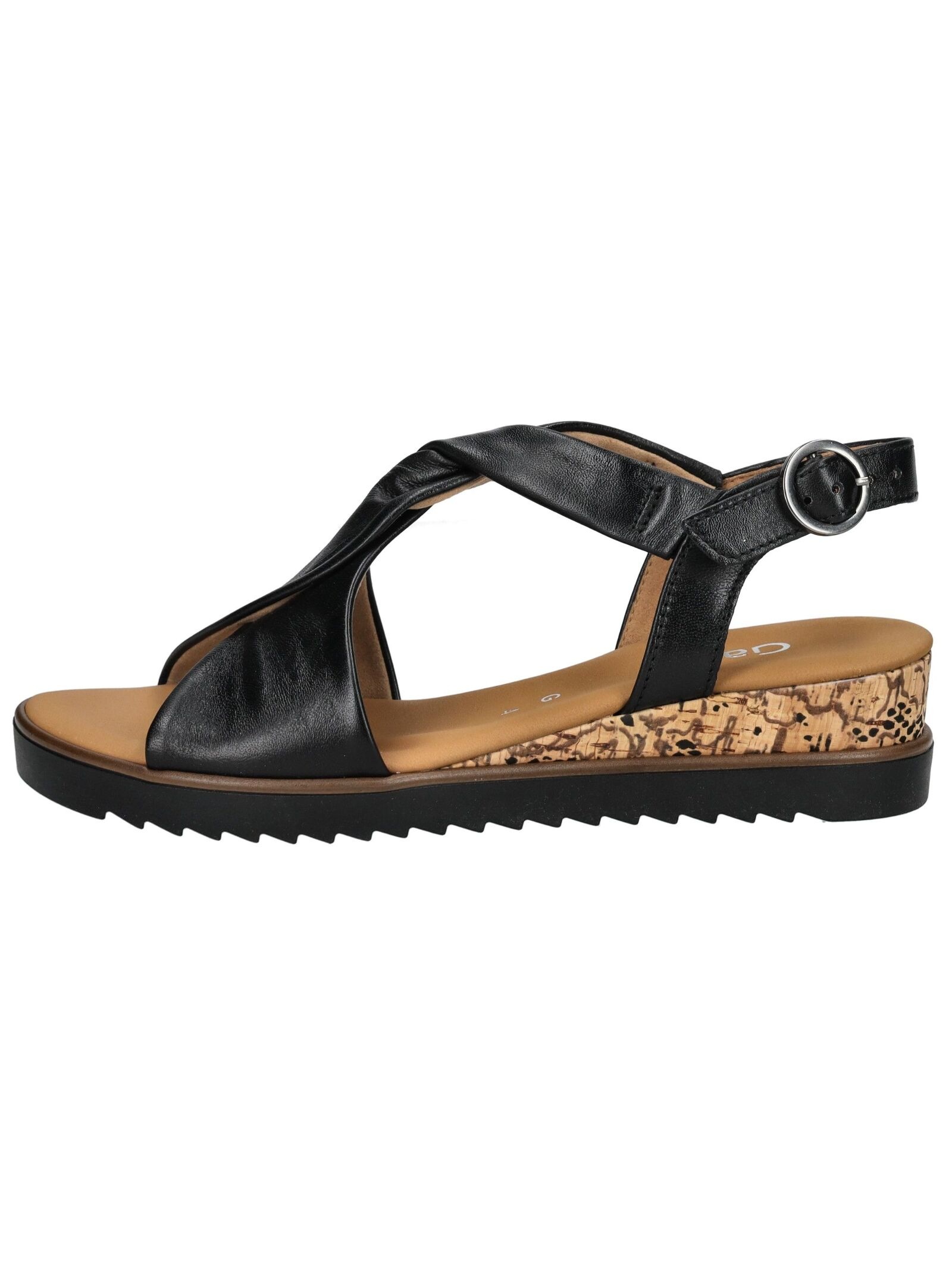 Gabor Comfort Riemchensandale "Gabor Comfort Sandalen Nappaleder" günstig online kaufen